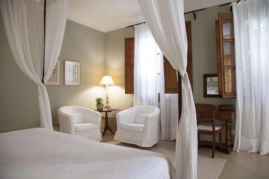 Bedroom, Bed in Casa Viña de Alcántara