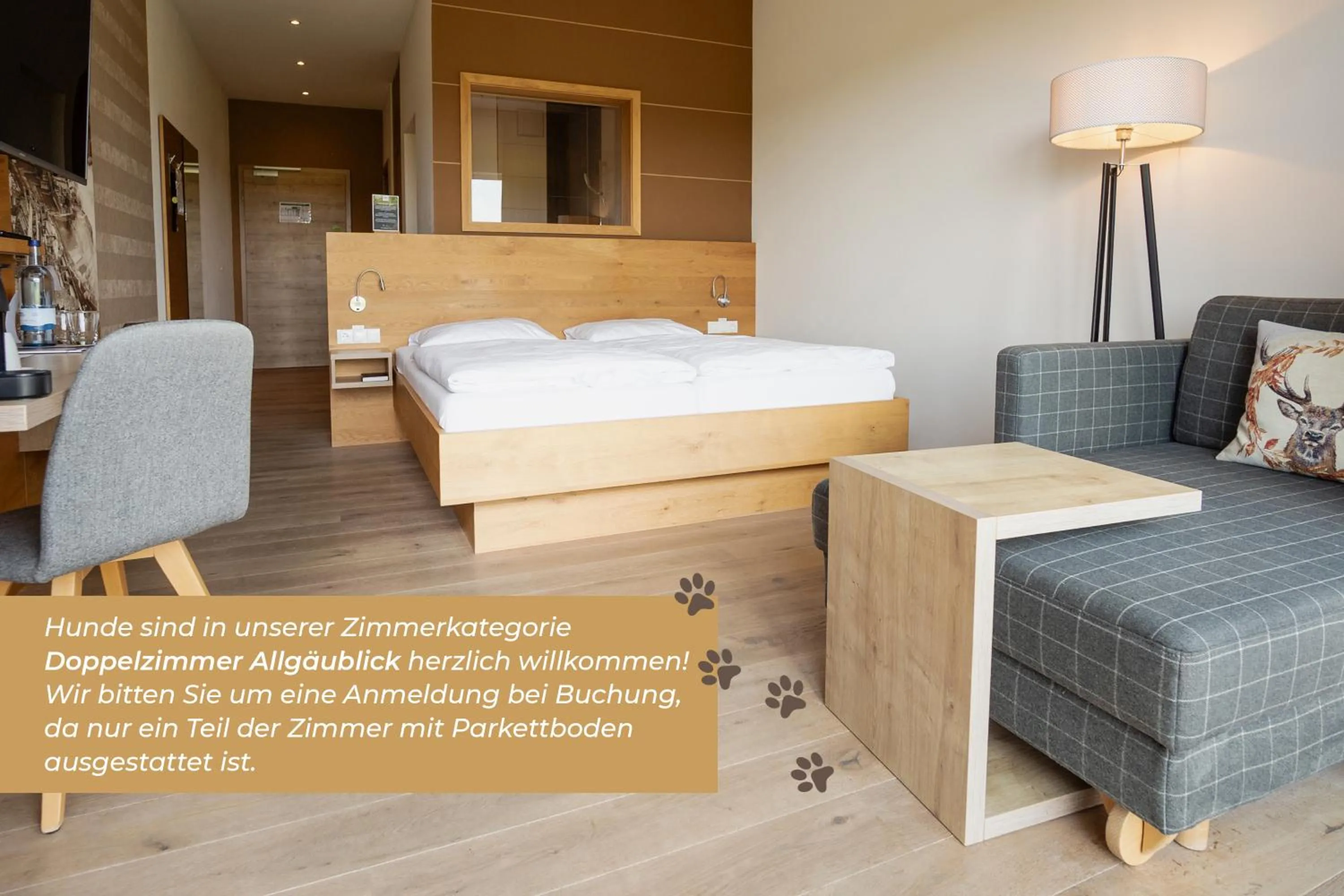 Bed in Das Weitblick Allgäu