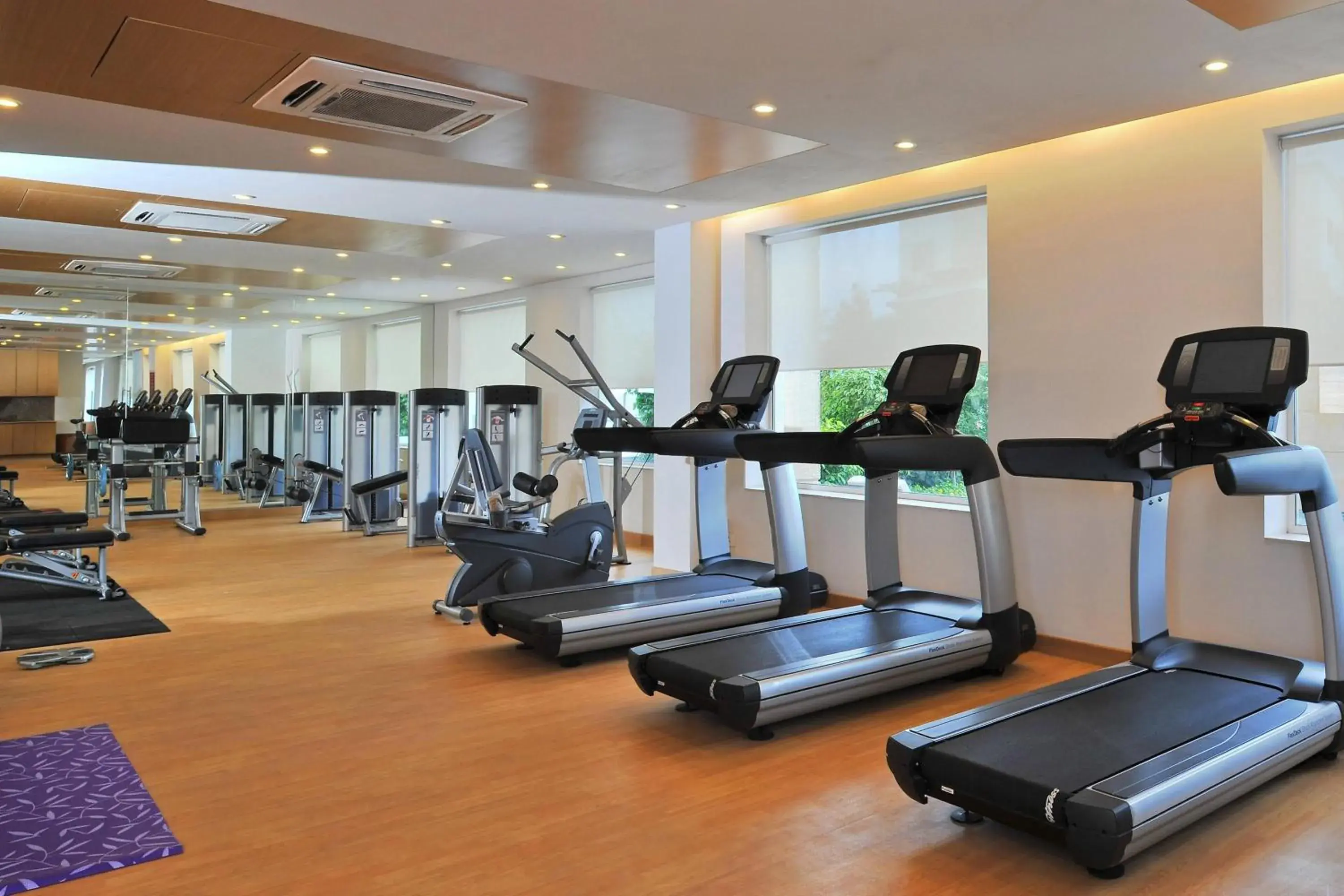 Fitness centre/facilities in Four Points by Sheraton Hotel and Serviced Apartments Pune Fitness centre/facilities in Four Points by Sheraton Hotel and Serviced Apartments Pune