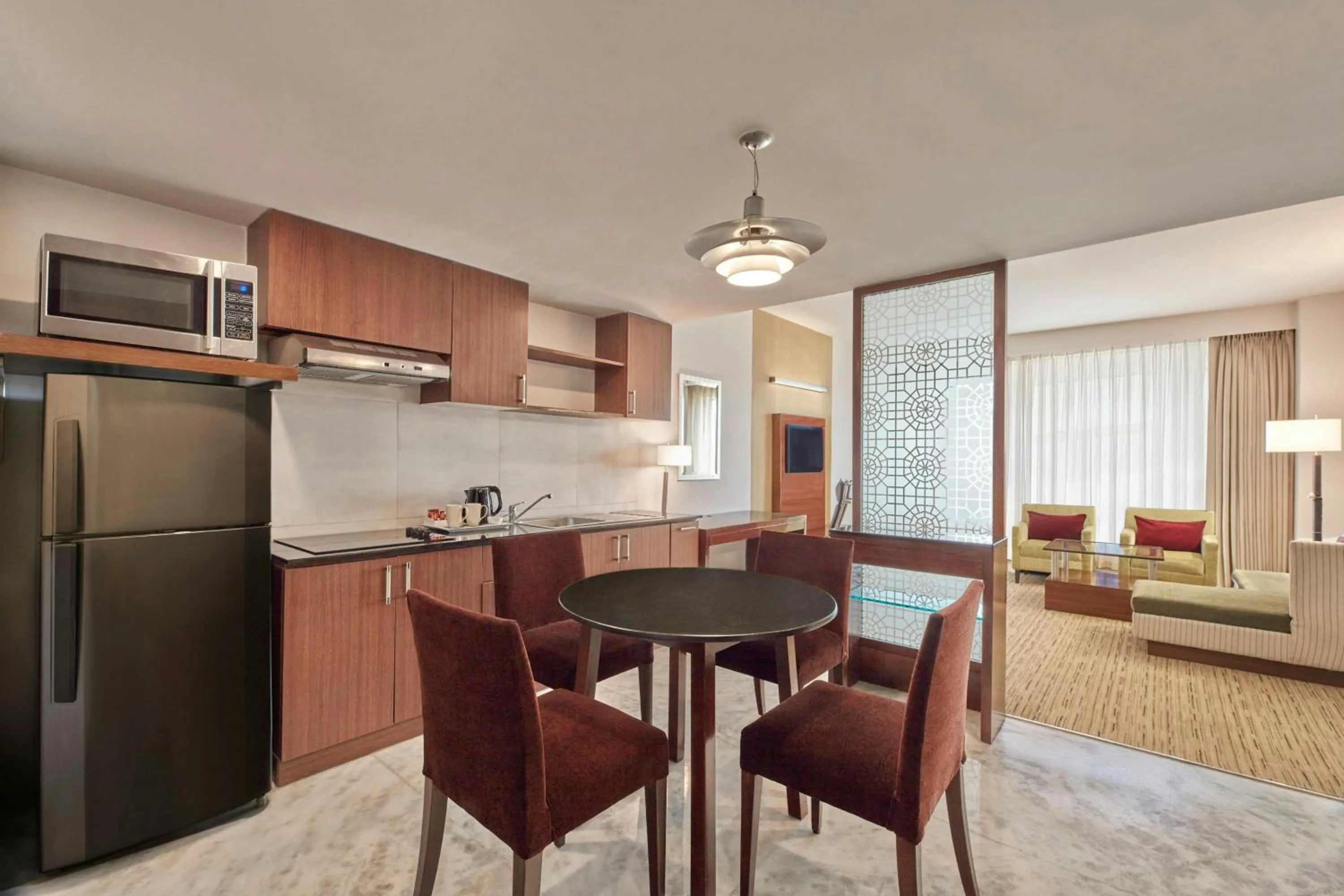 Kitchen or kitchenette in Four Points by Sheraton Hotel and Serviced Apartments Pune