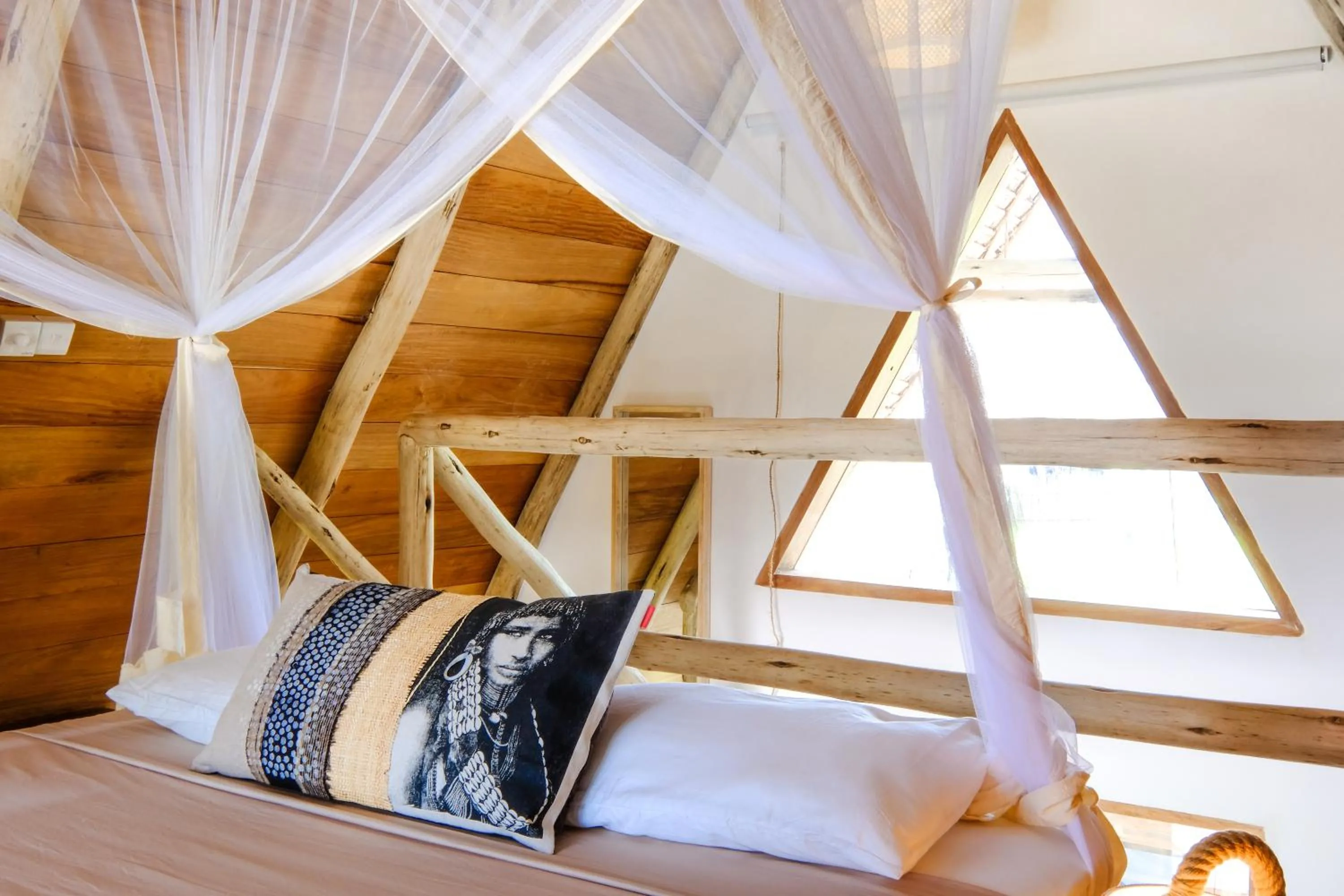 Bed in Baladin Zanzibar Beach Hotel