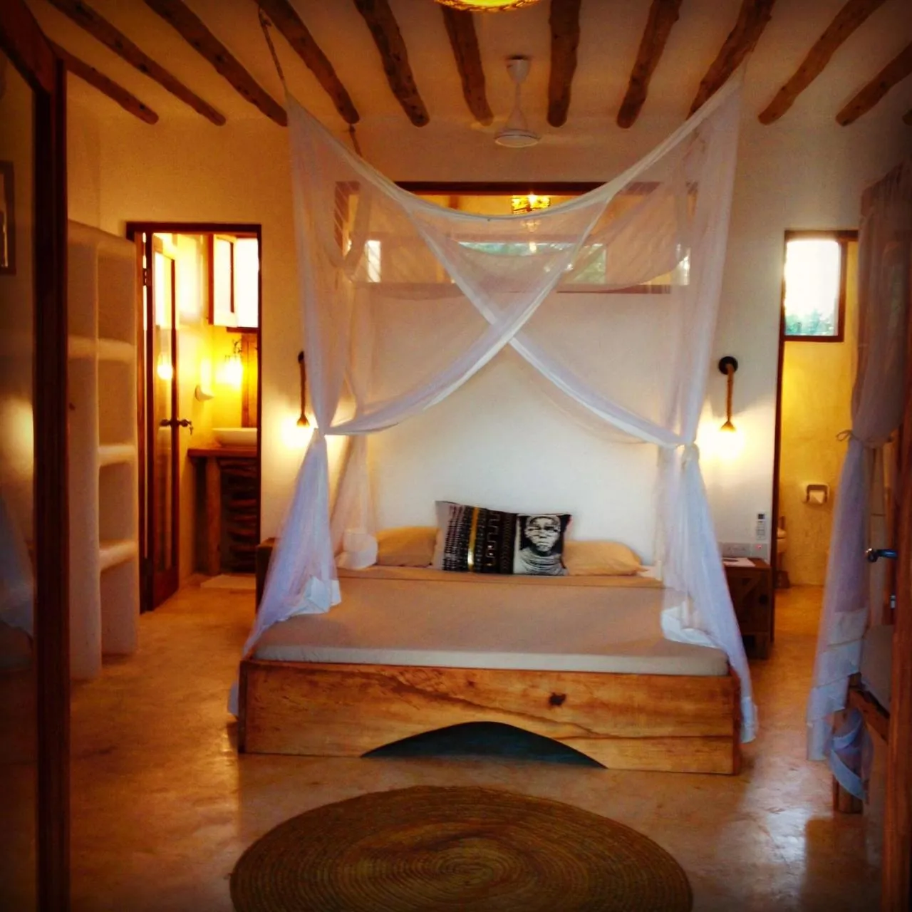 Bed in Baladin Zanzibar Beach Hotel