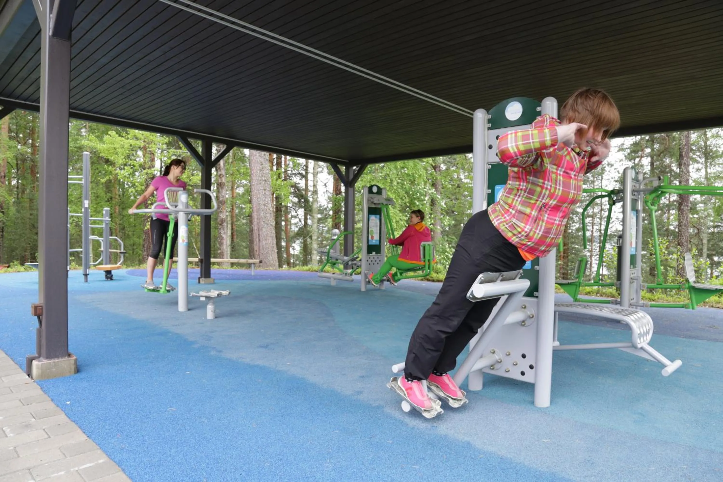 Fitness centre/facilities in Hotel Kruunupuisto