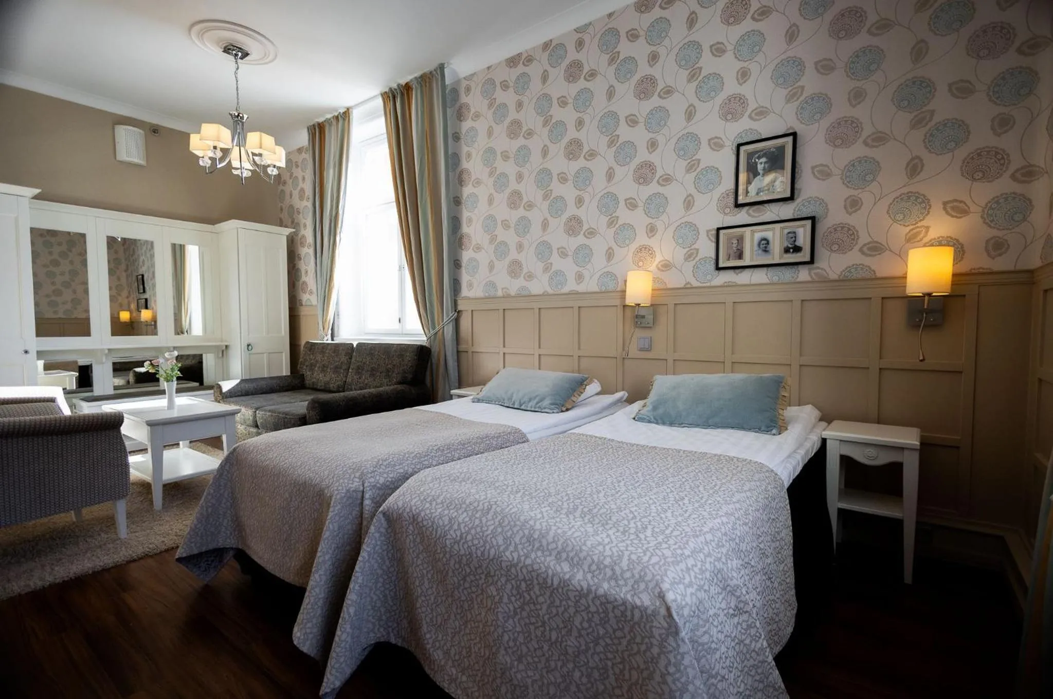 Bed in Hotel Kruunupuisto