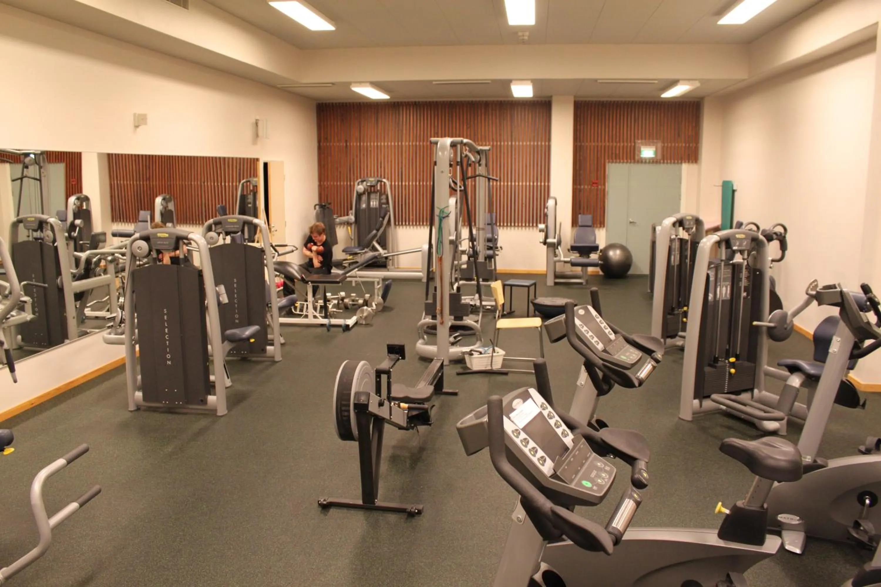 Fitness centre/facilities in Hotel Kruunupuisto