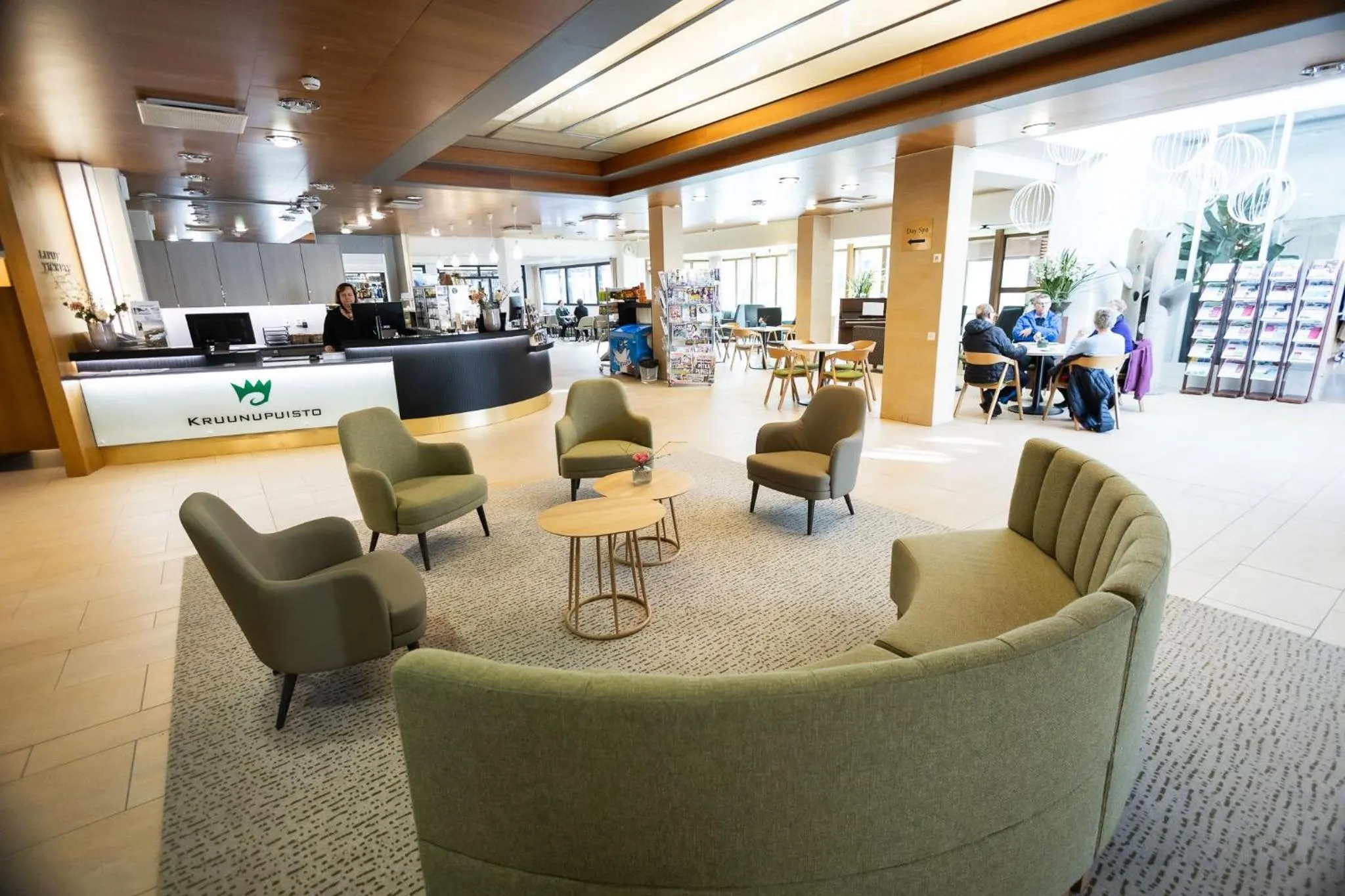 Lobby or reception in Hotel Kruunupuisto