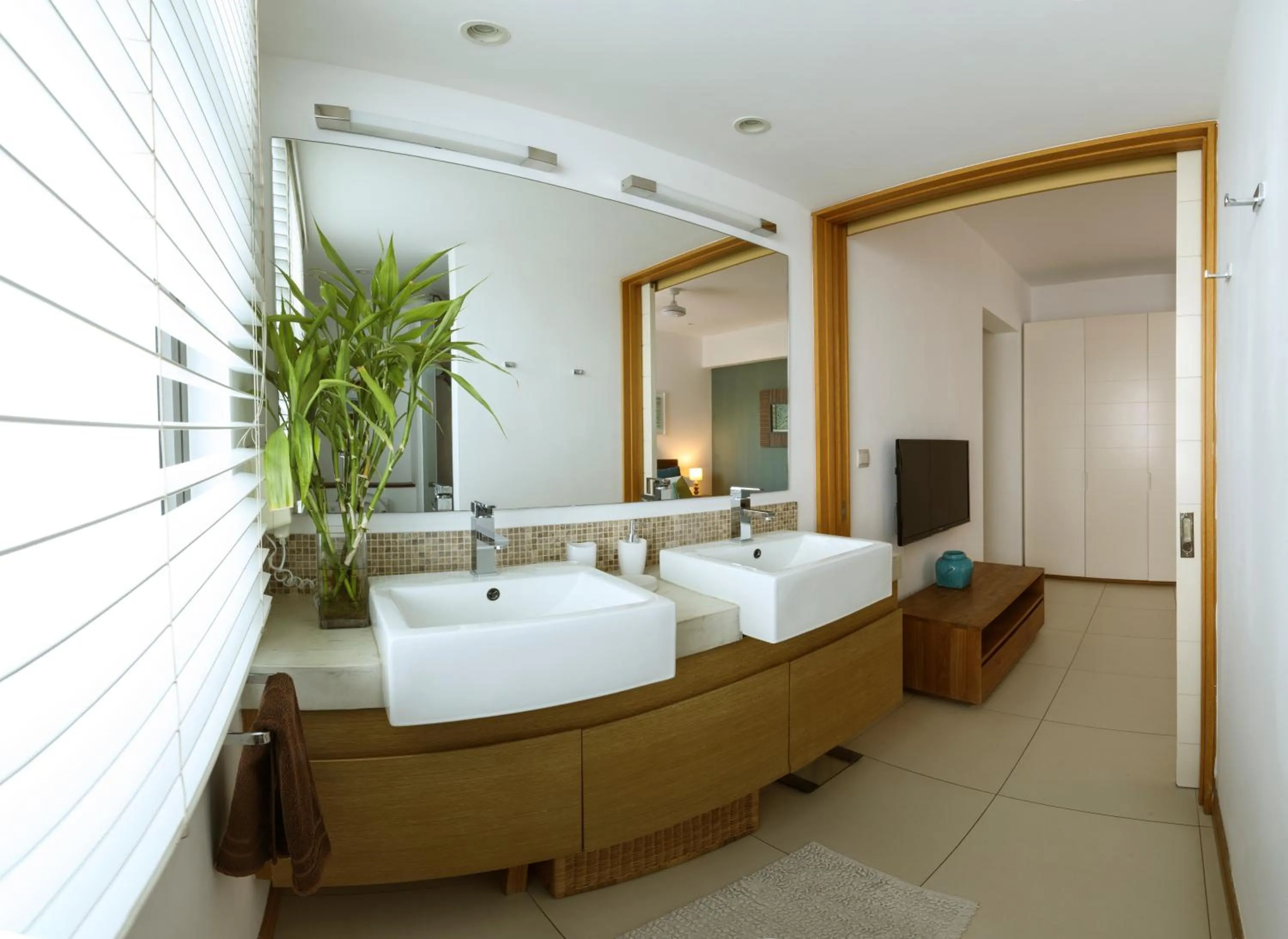 Bed in Open Sky Penthouse