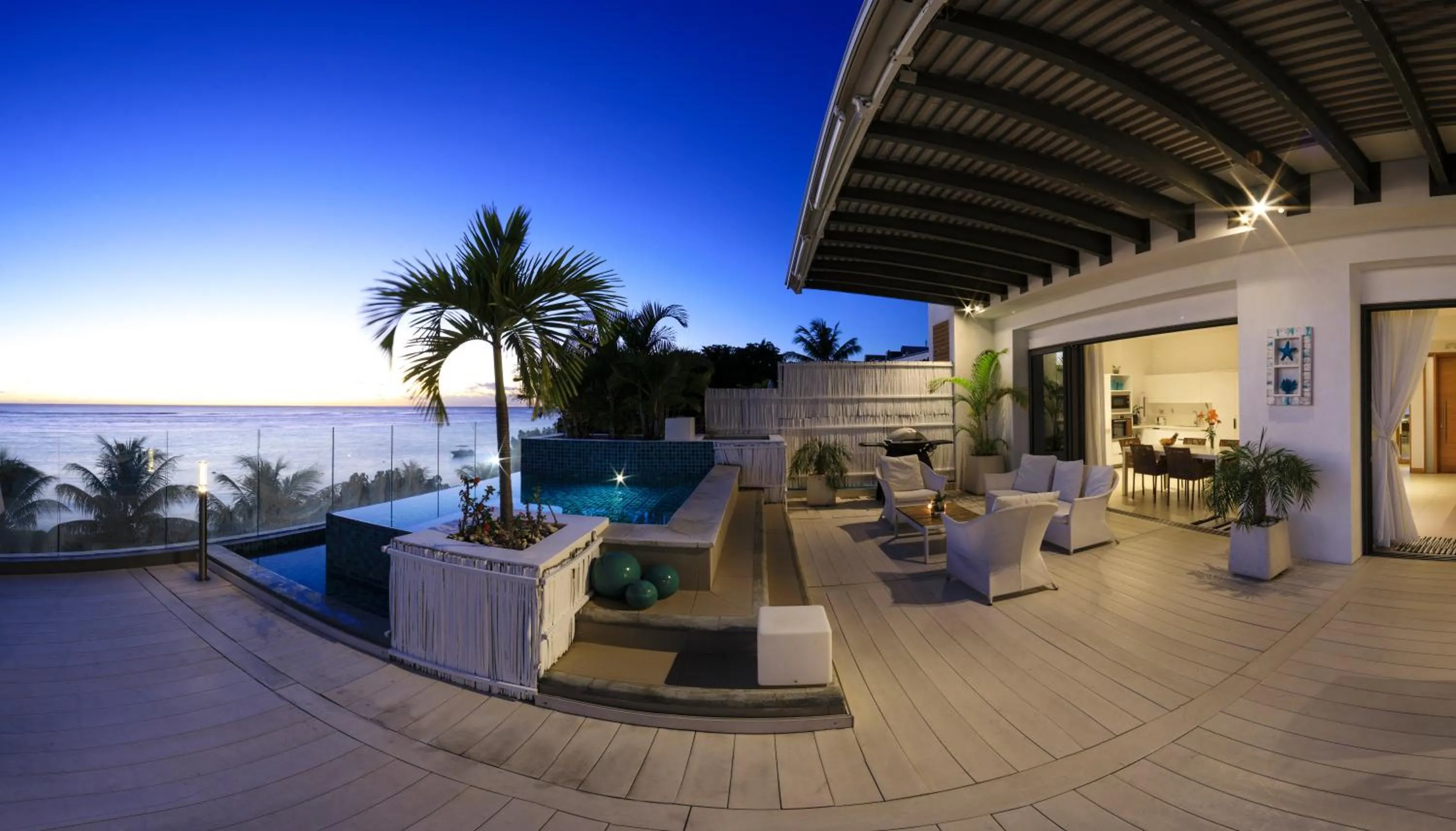 Patio in Open Sky Penthouse