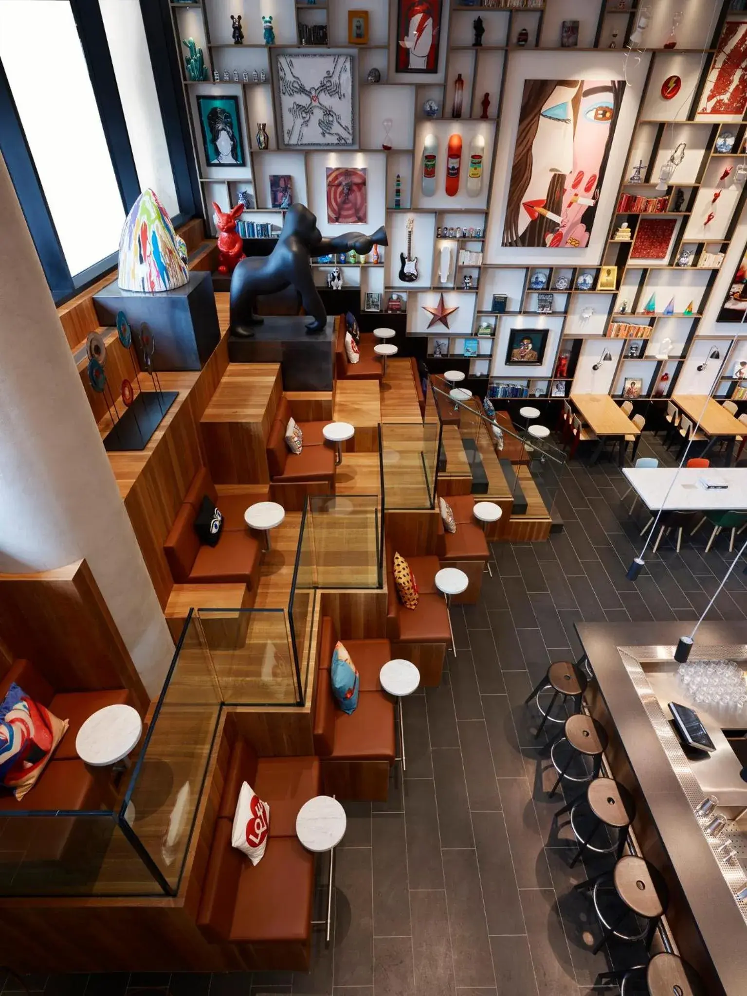 Lobby or reception in citizenM New York Bowery Lobby or reception in citizenM New York Bowery