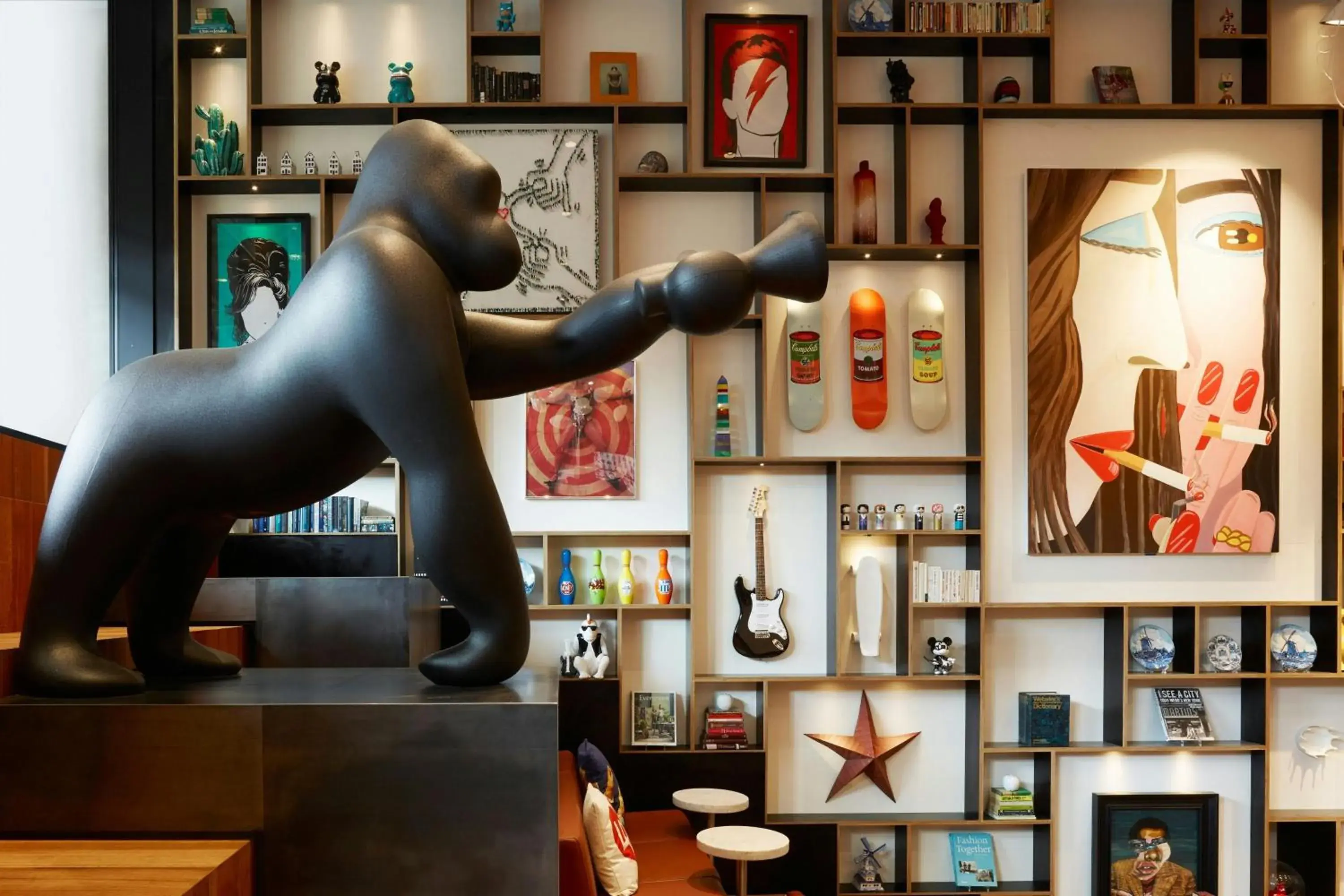 Lobby or reception in citizenM New York Bowery Lobby or reception in citizenM New York Bowery