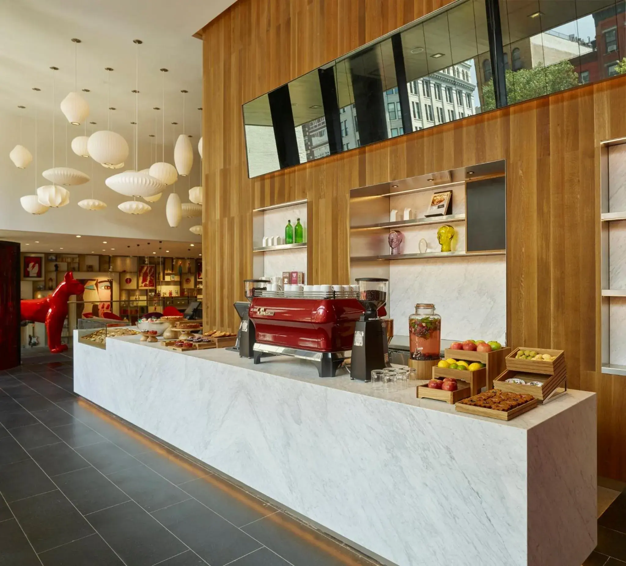 Lounge or bar in citizenM New York Bowery Lounge or bar in citizenM New York Bowery