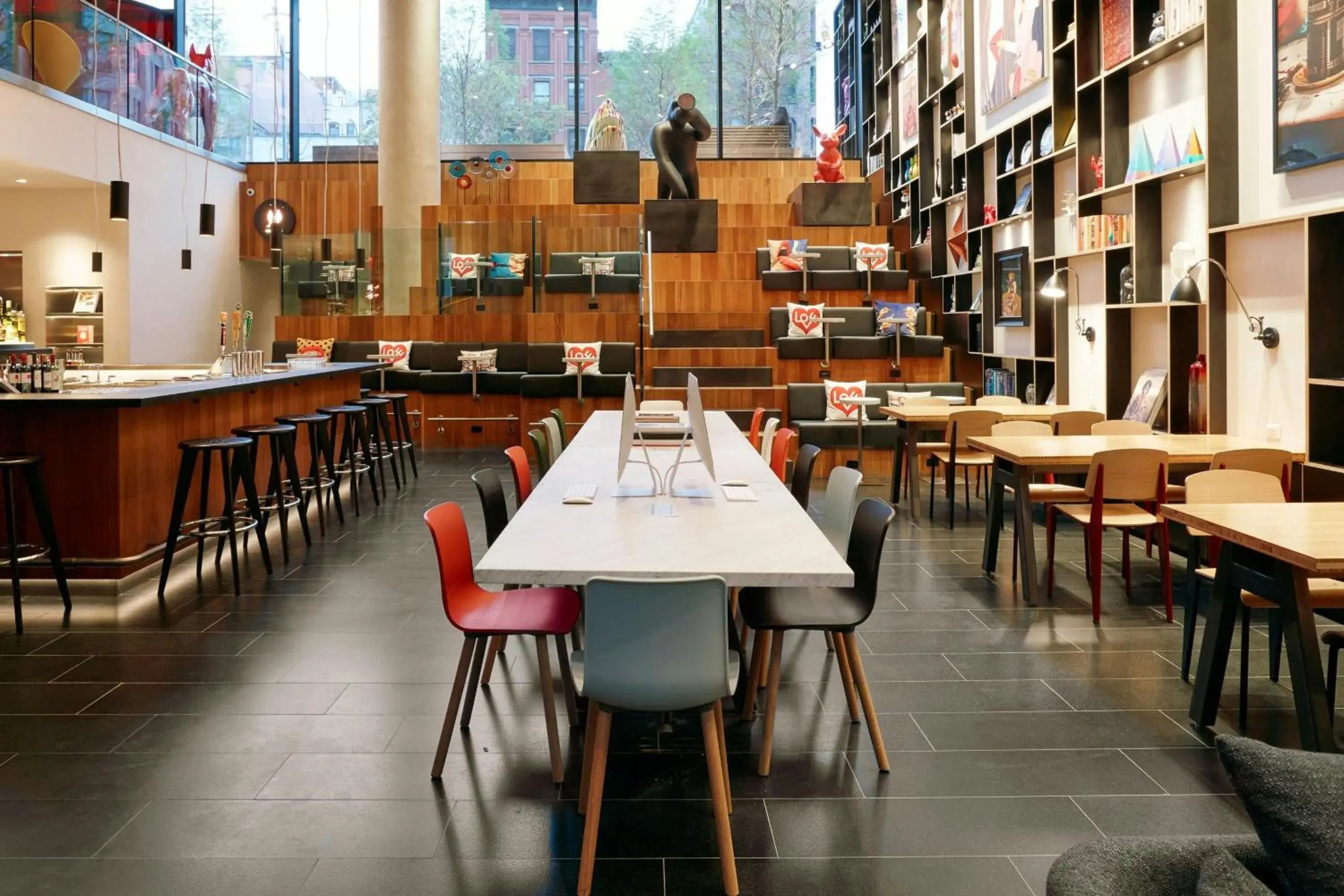 Lobby or reception in citizenM New York Bowery Lobby or reception in citizenM New York Bowery