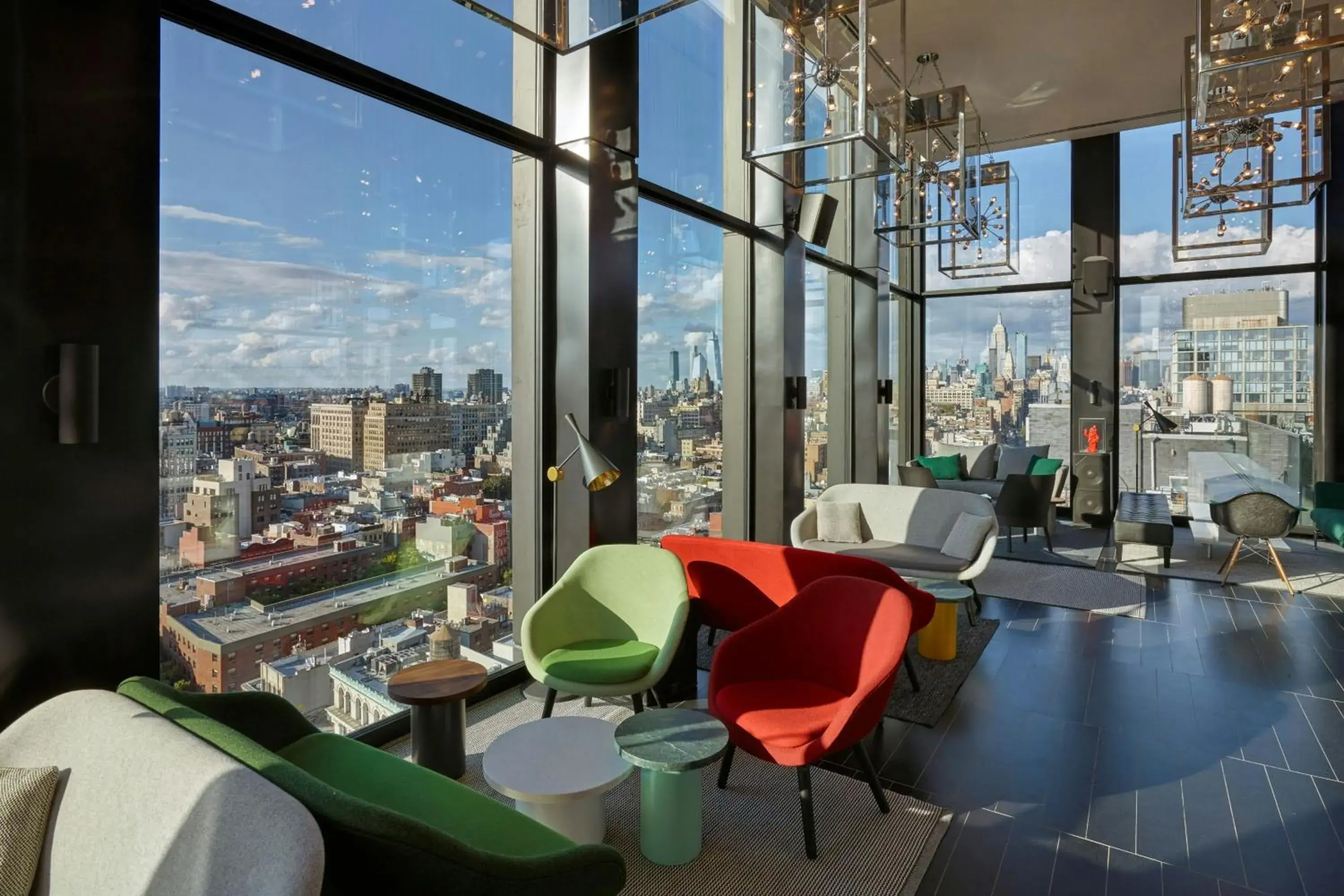 Lounge or bar in citizenM New York Bowery Lounge or bar in citizenM New York Bowery