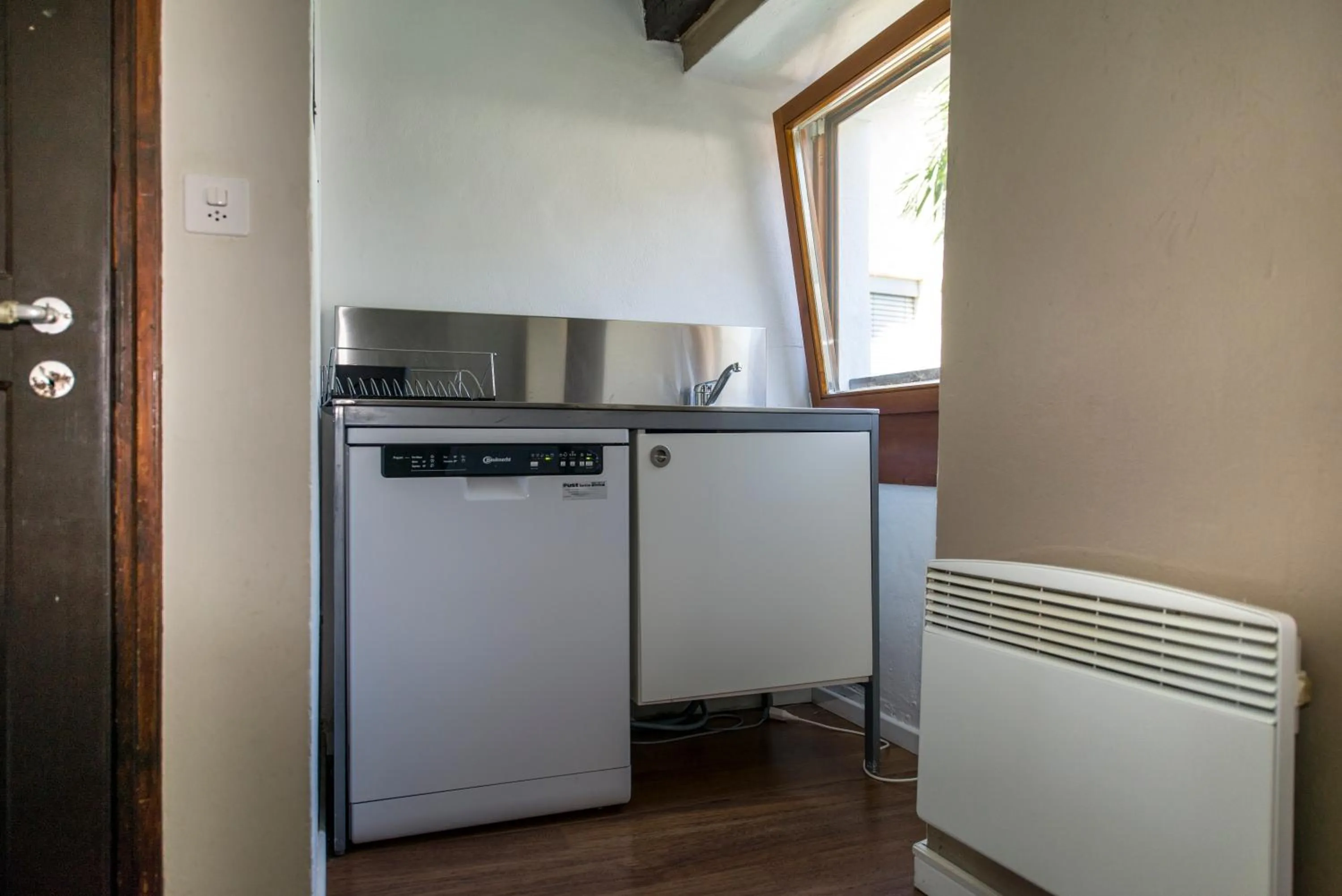 Kitchen or kitchenette in Alloggi Alla Cantina