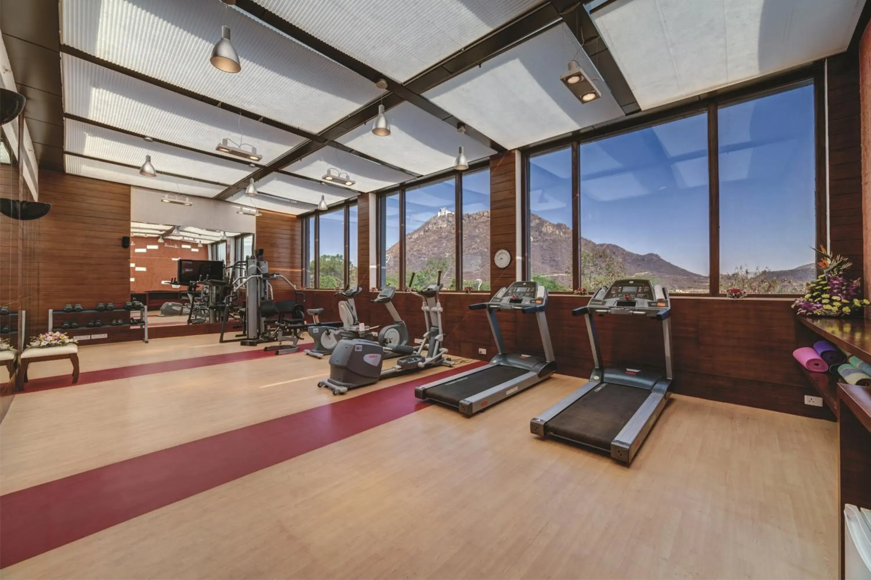 Fitness centre/facilities in Ramada by Wyndham Udaipur Resort and Spa Fitness centre/facilities in Ramada by Wyndham Udaipur Resort and Spa