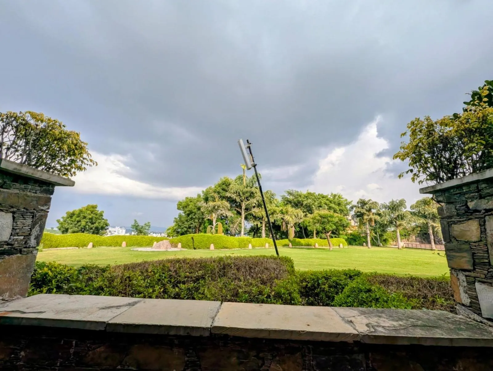 Balcony/Terrace in Ramada by Wyndham Udaipur Resort and Spa