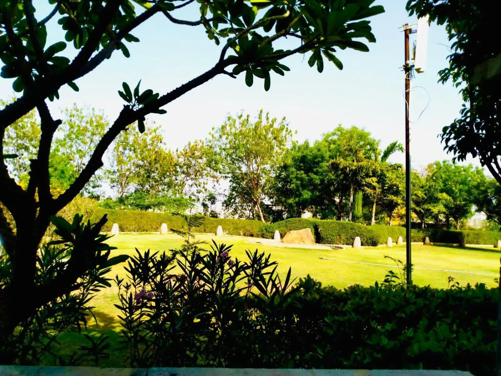 Garden view in Ramada by Wyndham Udaipur Resort and Spa Garden view in Ramada by Wyndham Udaipur Resort and Spa