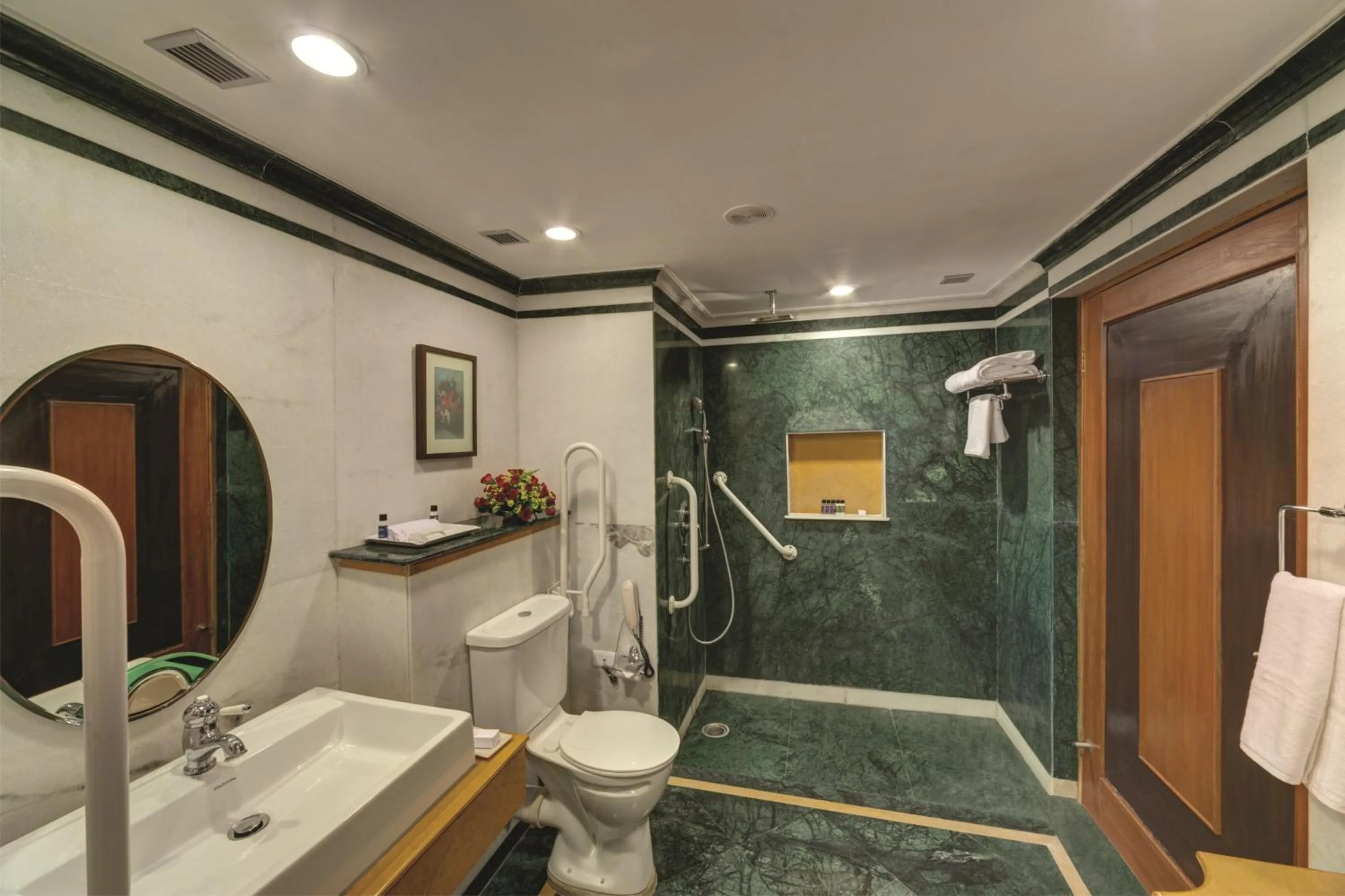 Bathroom in Ramada by Wyndham Udaipur Resort and Spa