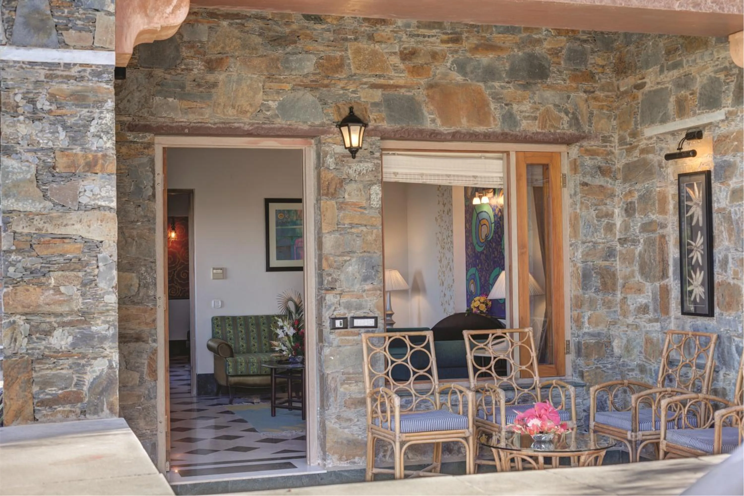 Balcony/Terrace in Ramada by Wyndham Udaipur Resort and Spa