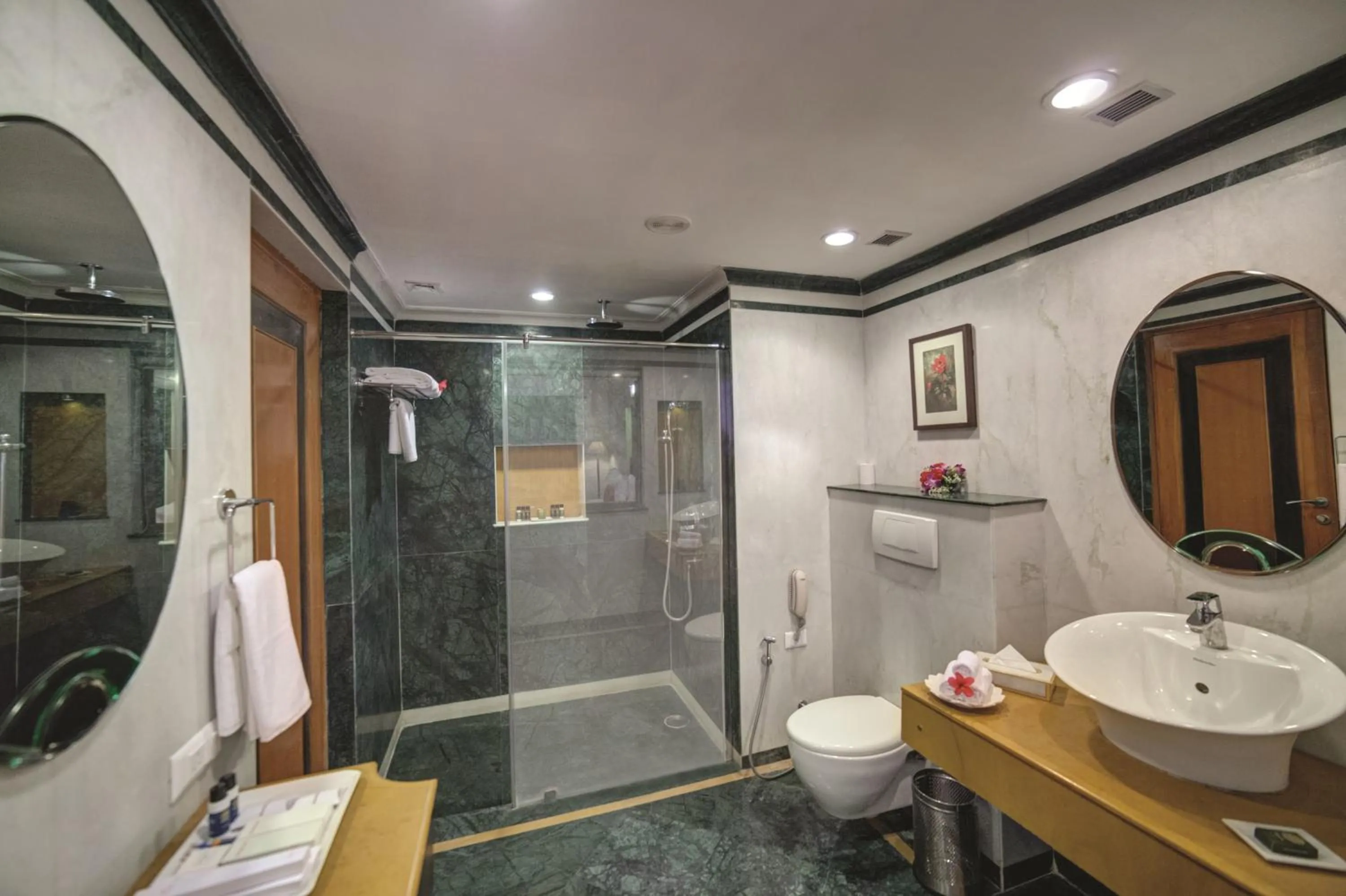 Bathroom in Ramada by Wyndham Udaipur Resort and Spa