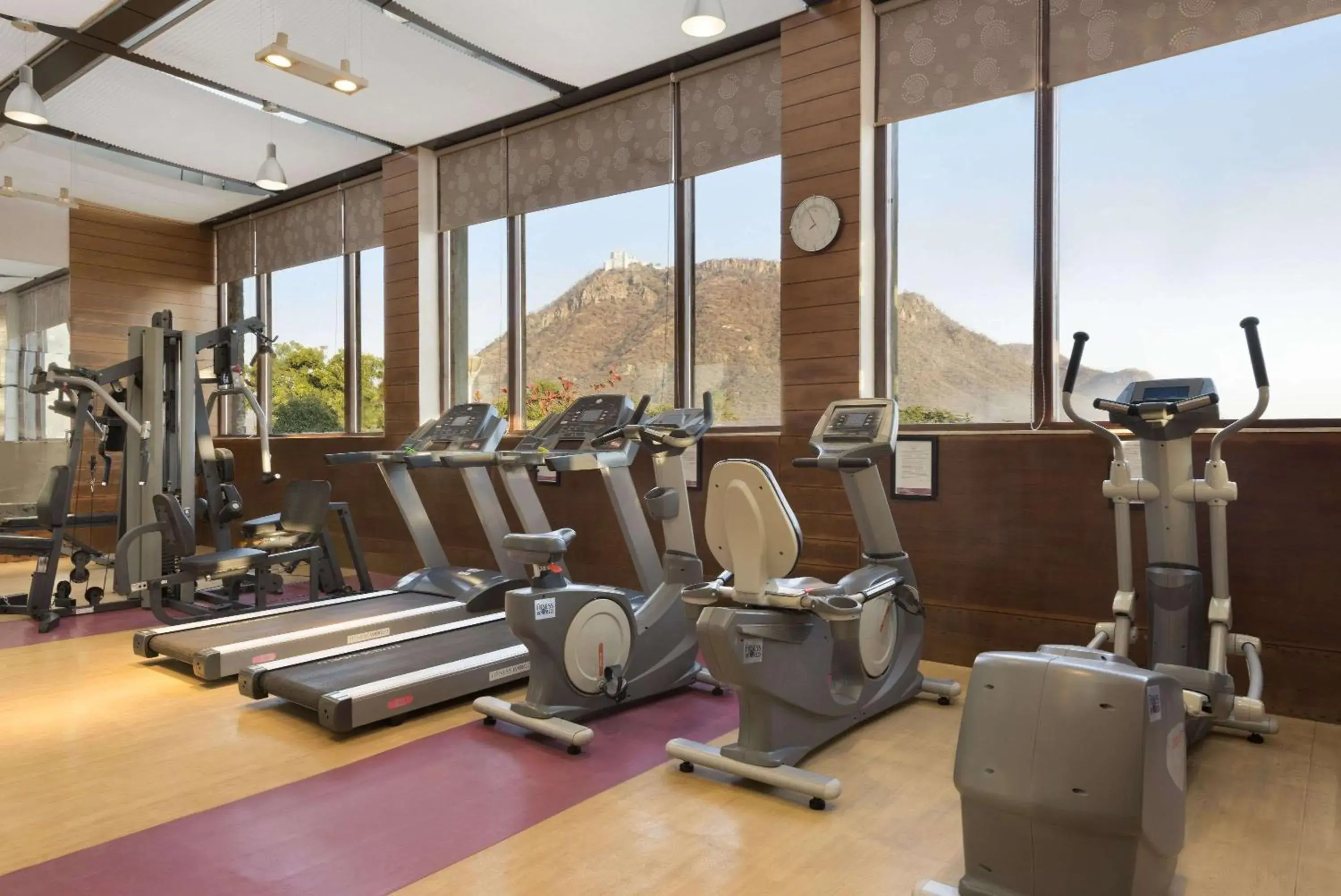 Fitness centre/facilities in Ramada by Wyndham Udaipur Resort and Spa Fitness centre/facilities in Ramada by Wyndham Udaipur Resort and Spa