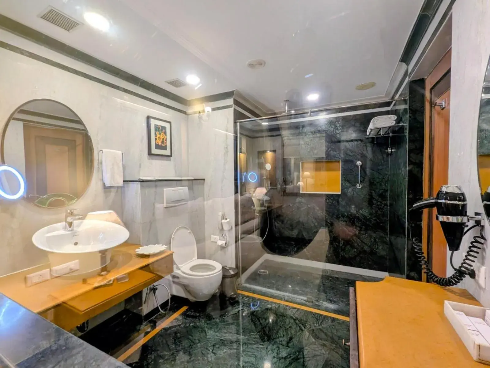 Bathroom in Ramada by Wyndham Udaipur Resort and Spa Bathroom in Ramada by Wyndham Udaipur Resort and Spa