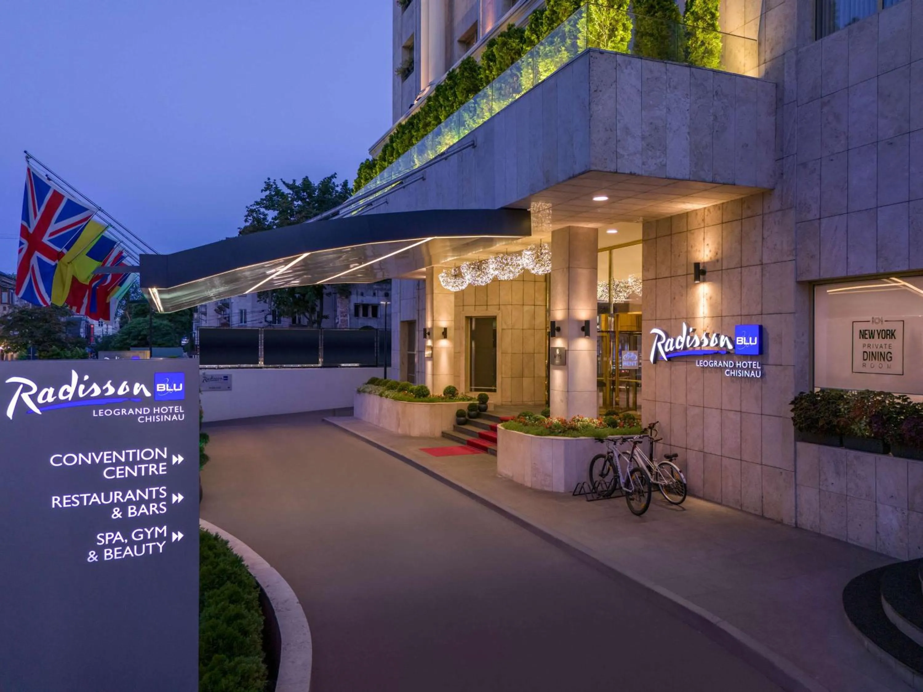 Property building in Radisson Blu Leogrand Hotel