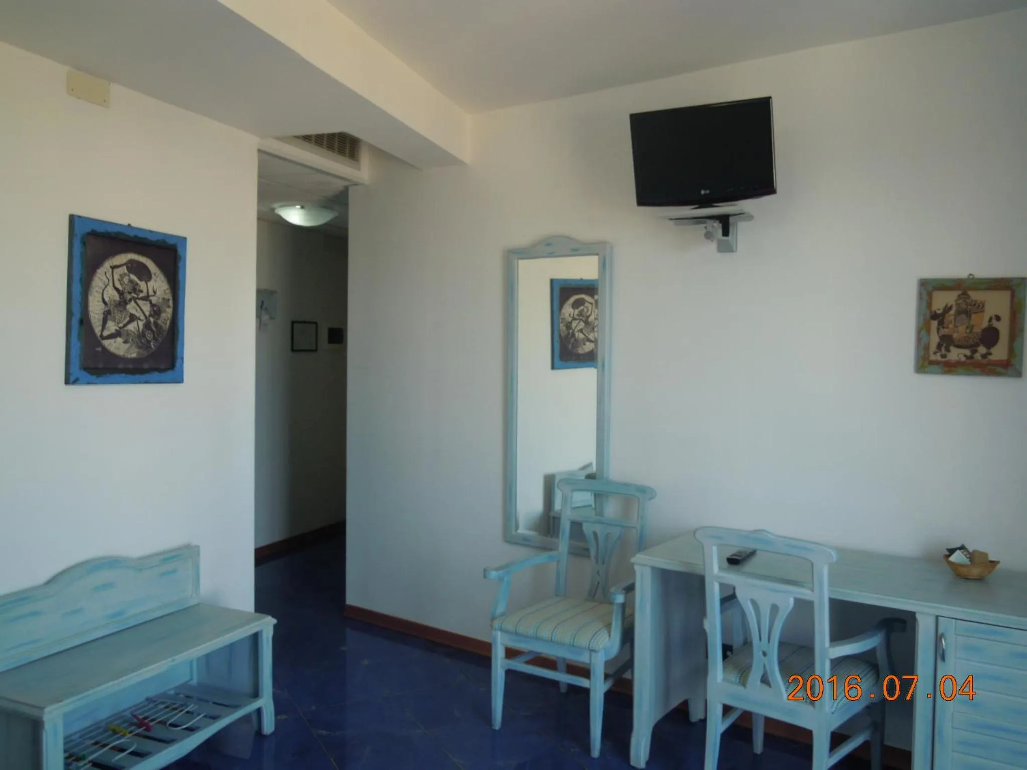 Decorative detail in Blue Moon Hotel