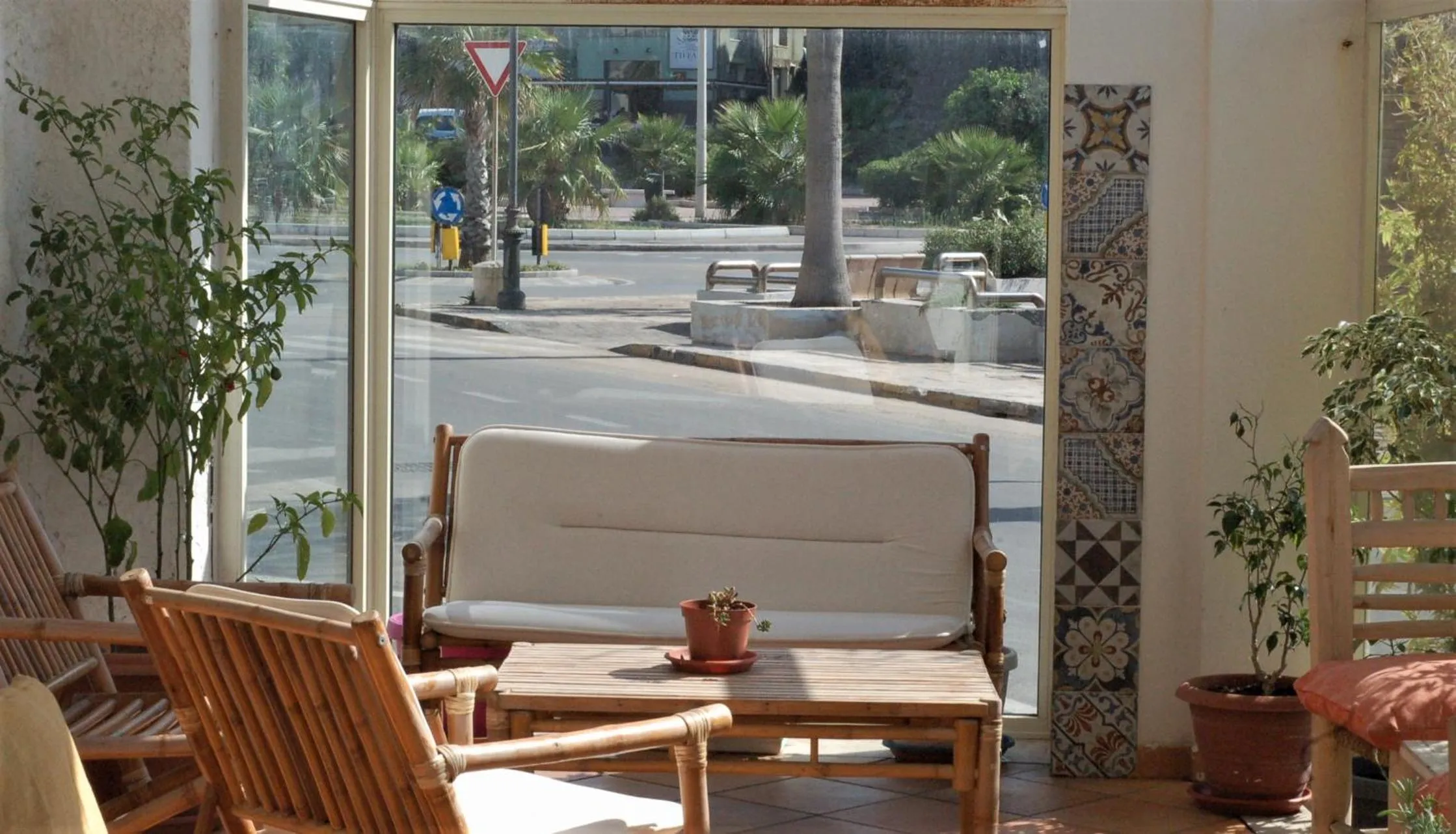 Balcony/Terrace in Blue Moon Hotel