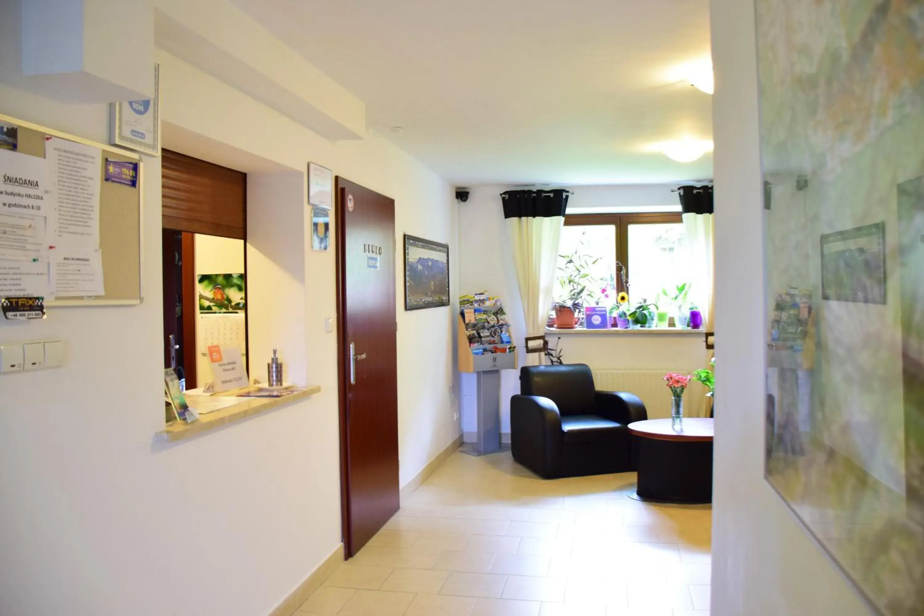 Lobby or reception in Willa Halka Lobby or reception in Willa Halka