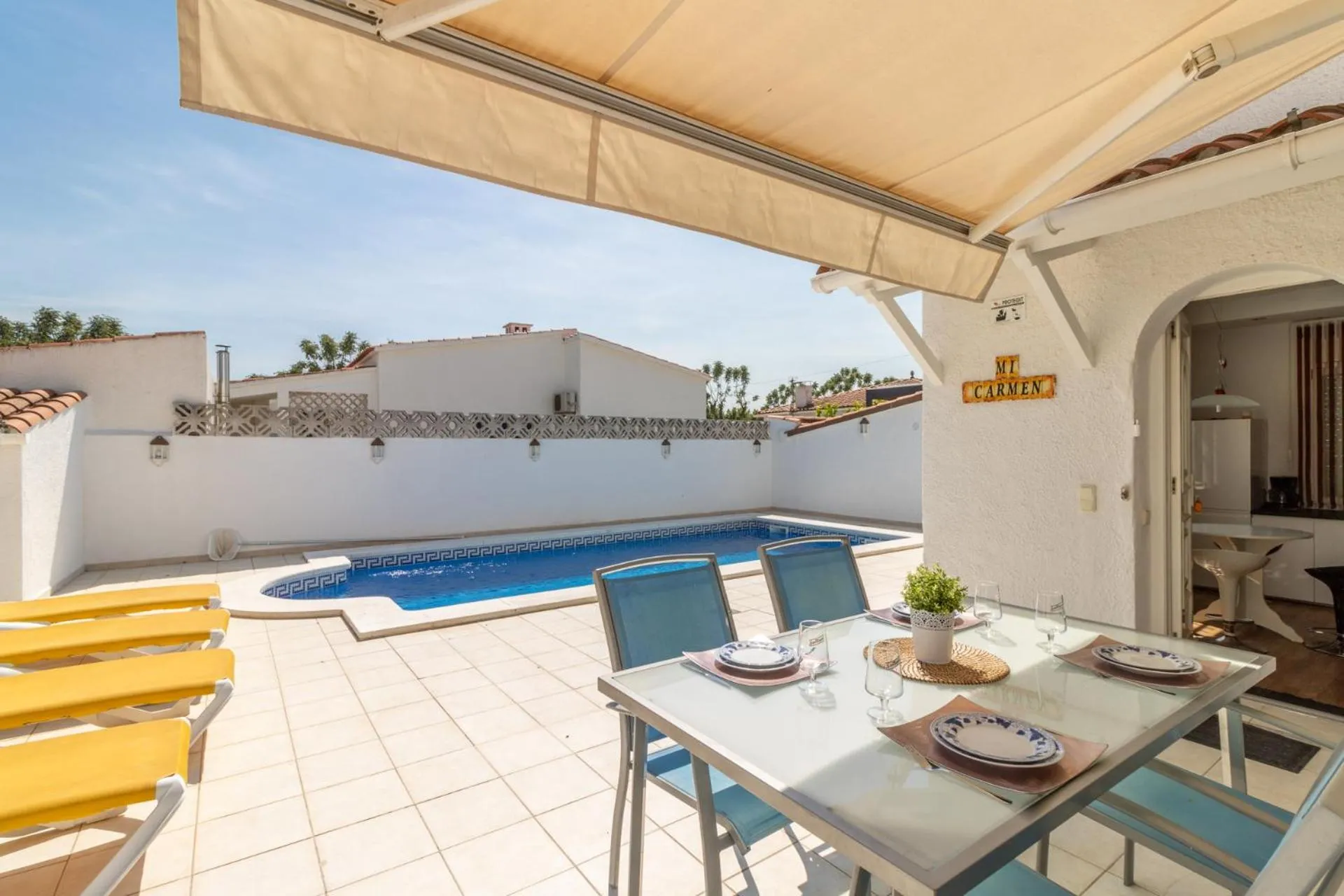 Balcony/Terrace in Goldhome - Montseny 11 - Private heated pool