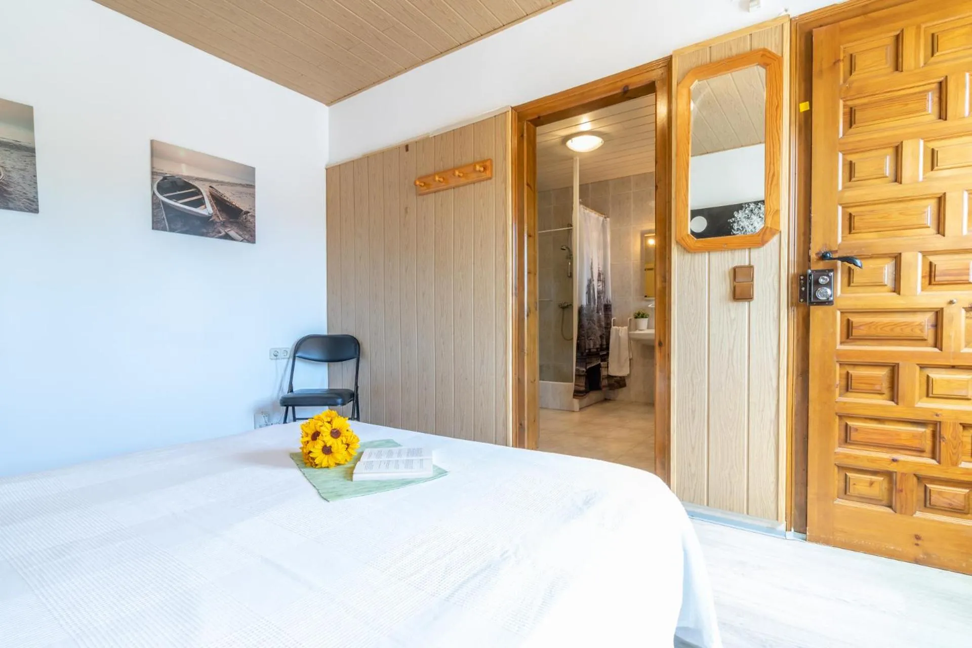 Bedroom, Bed in Goldhome - Montseny 11 - Private heated pool