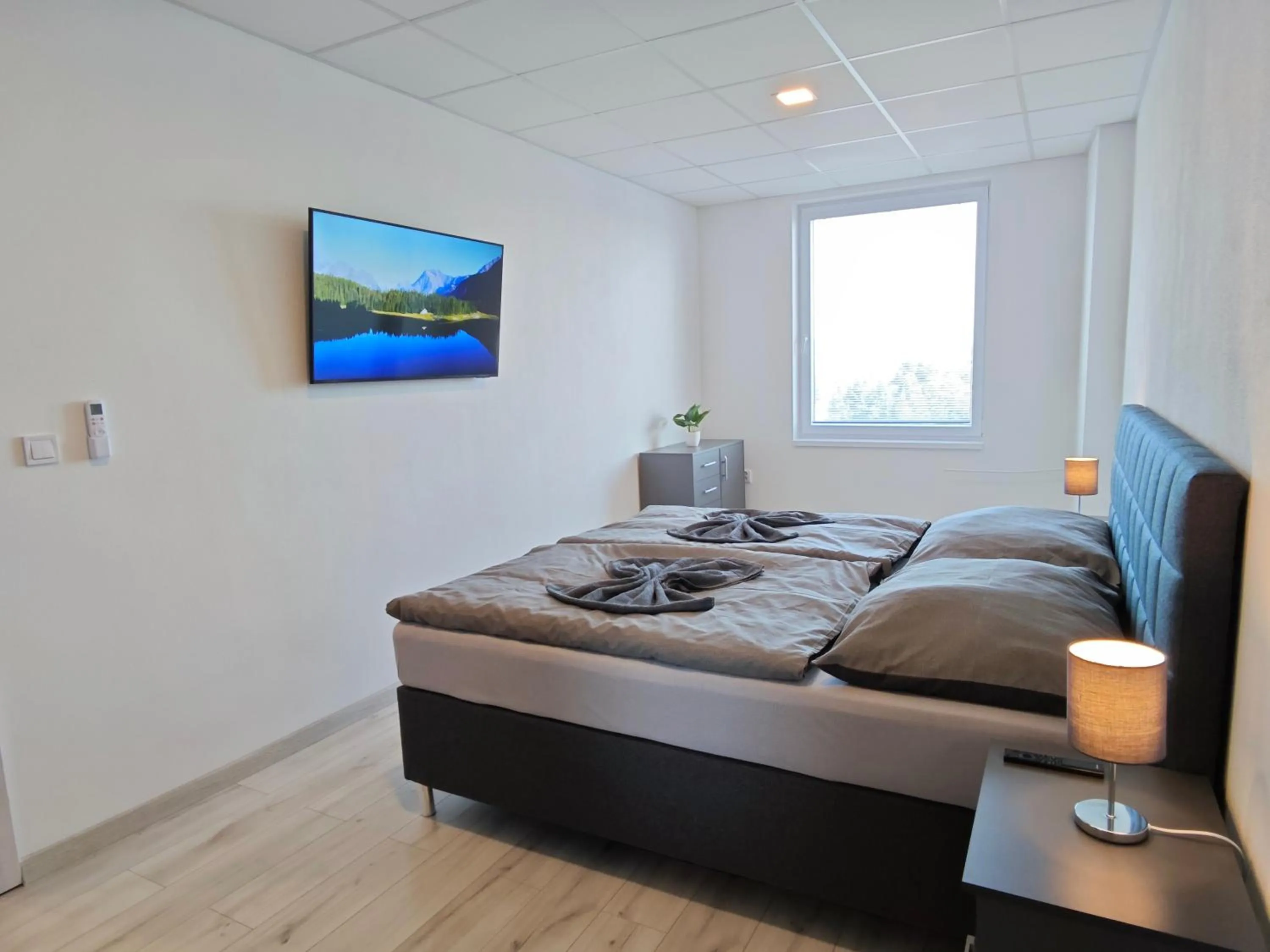 TV and multimedia, Bed in Hotel Slobi