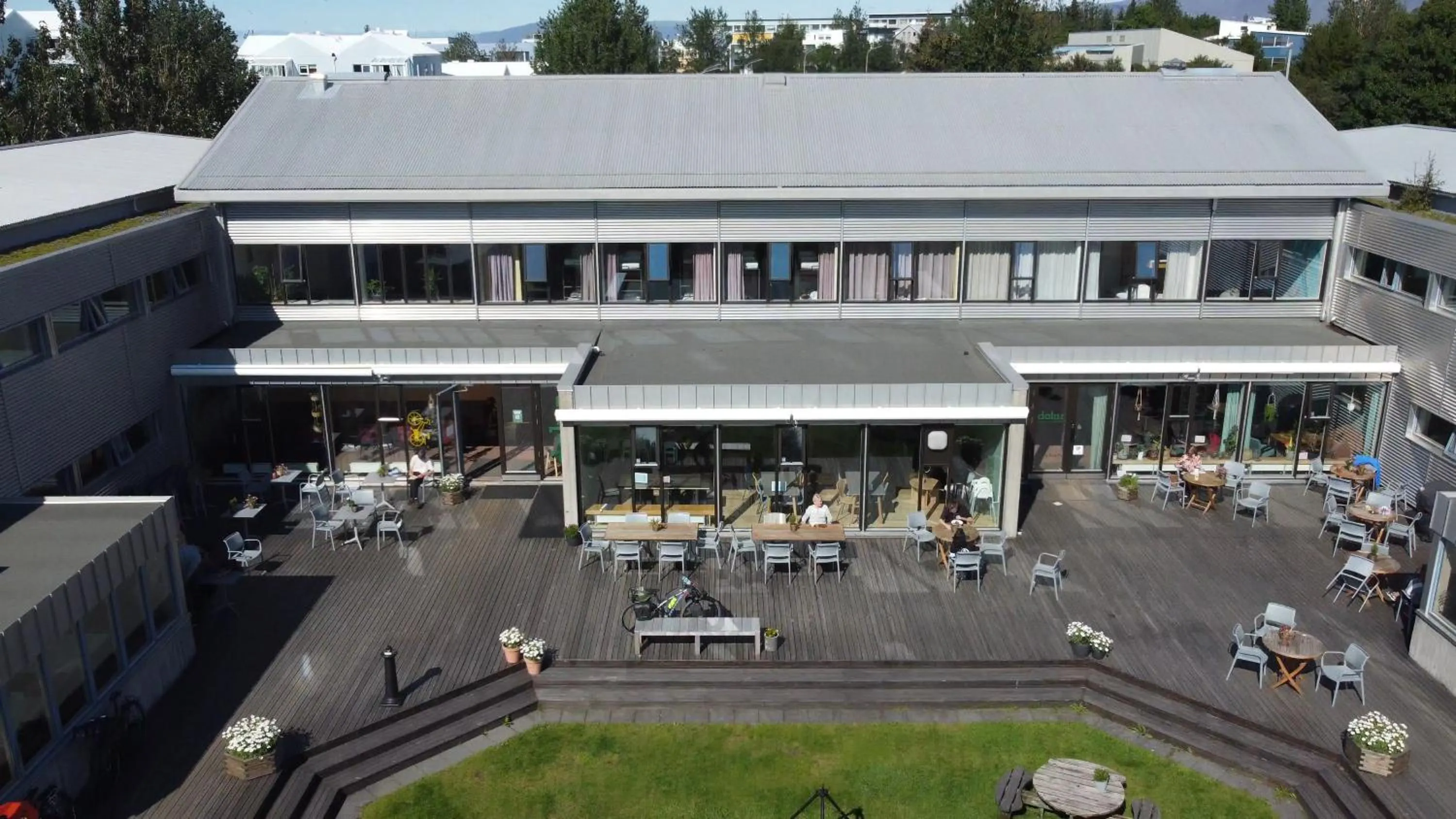Facade/entrance in Dalur - HI Eco Hostel