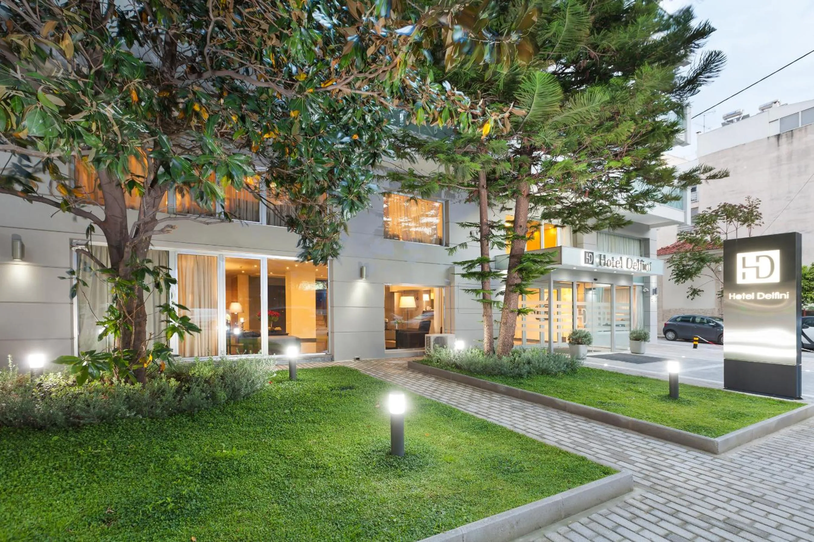 Facade/entrance in Hotel Delfini