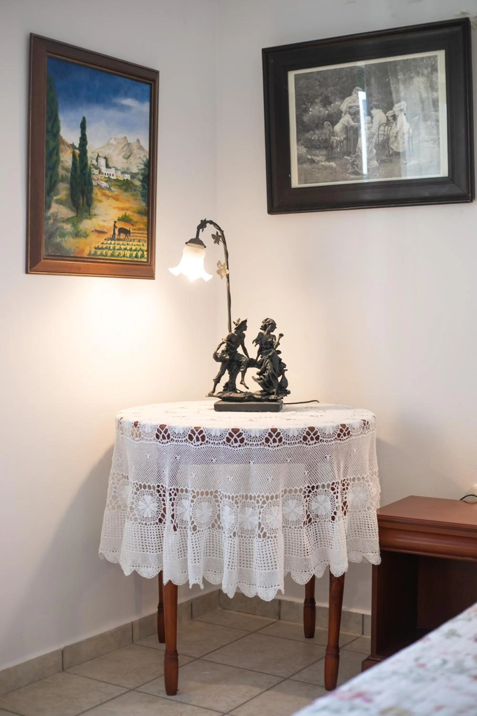 Decorative detail, Bed in Apollon Hotel