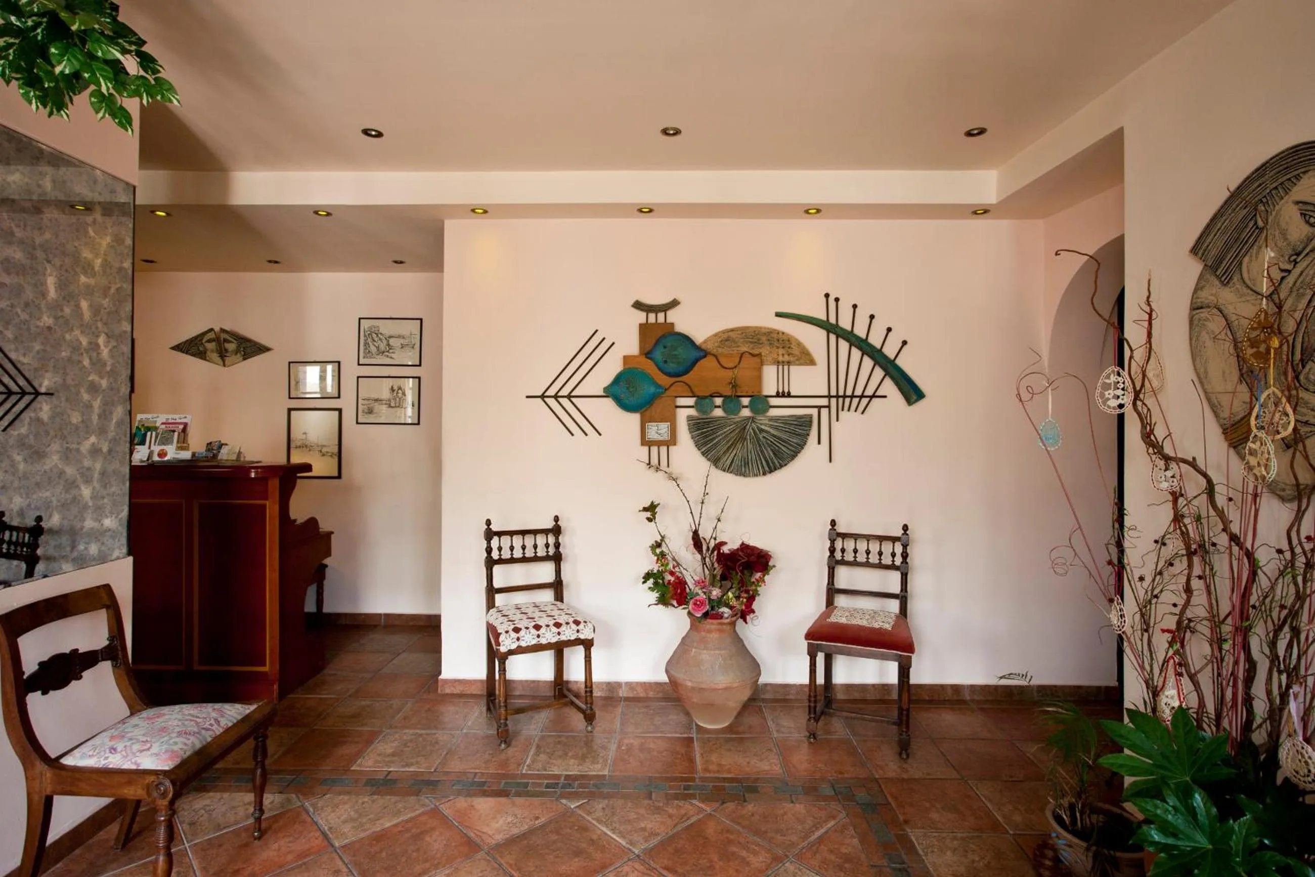 Lobby or reception in Apollon Hotel