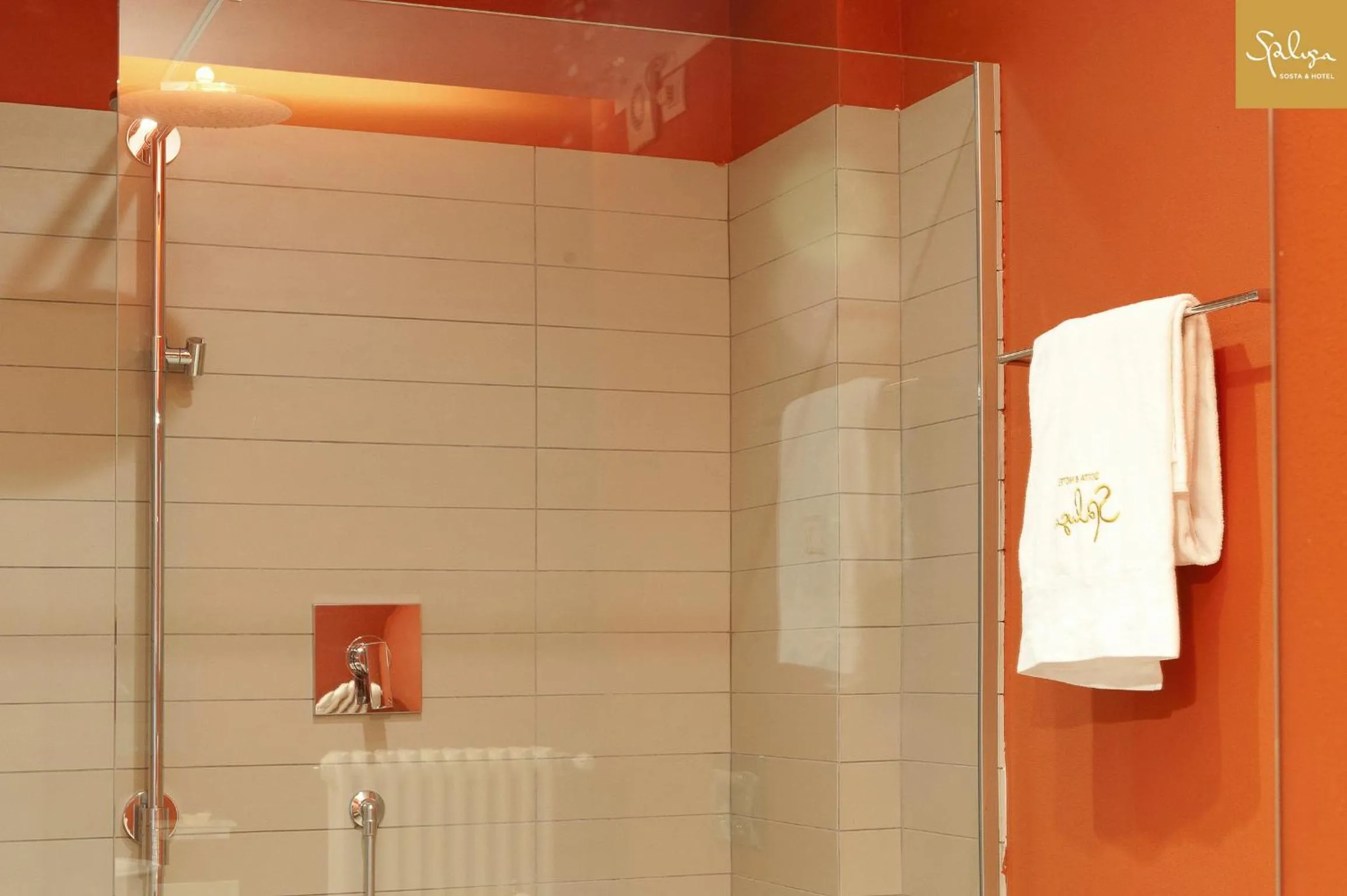 Property logo or sign in Spluga Sosta & Hotel