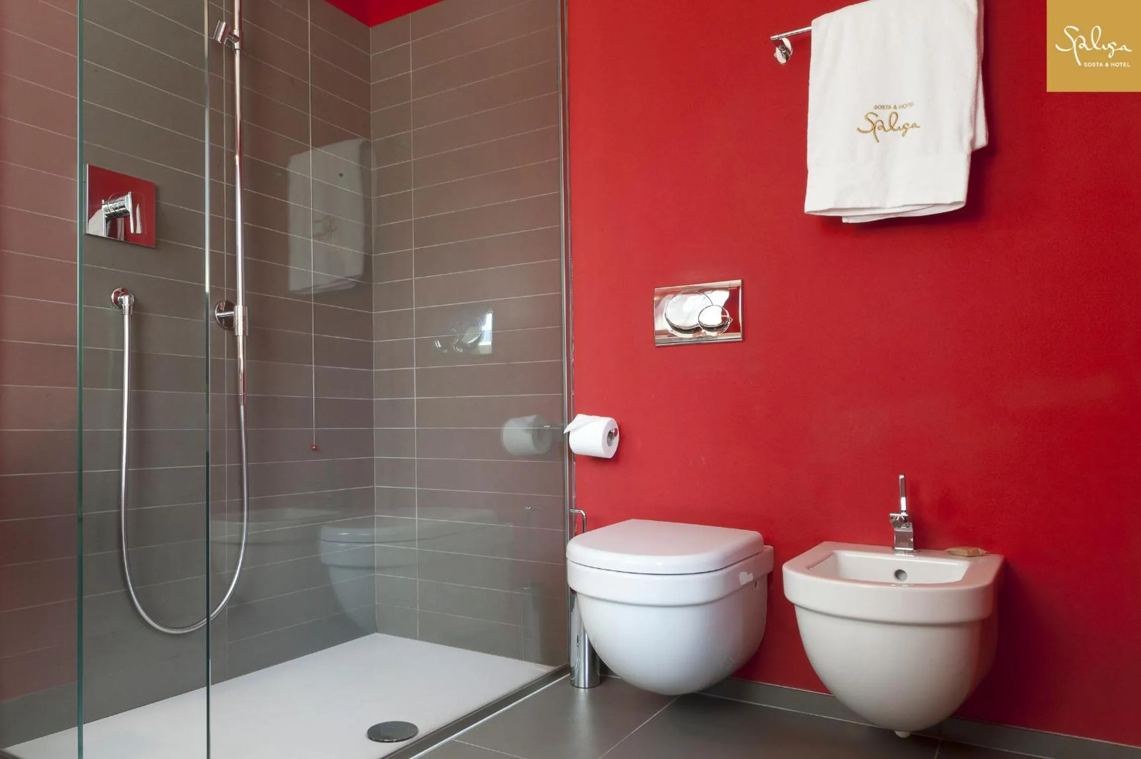 Toilet in Spluga Sosta & Hotel