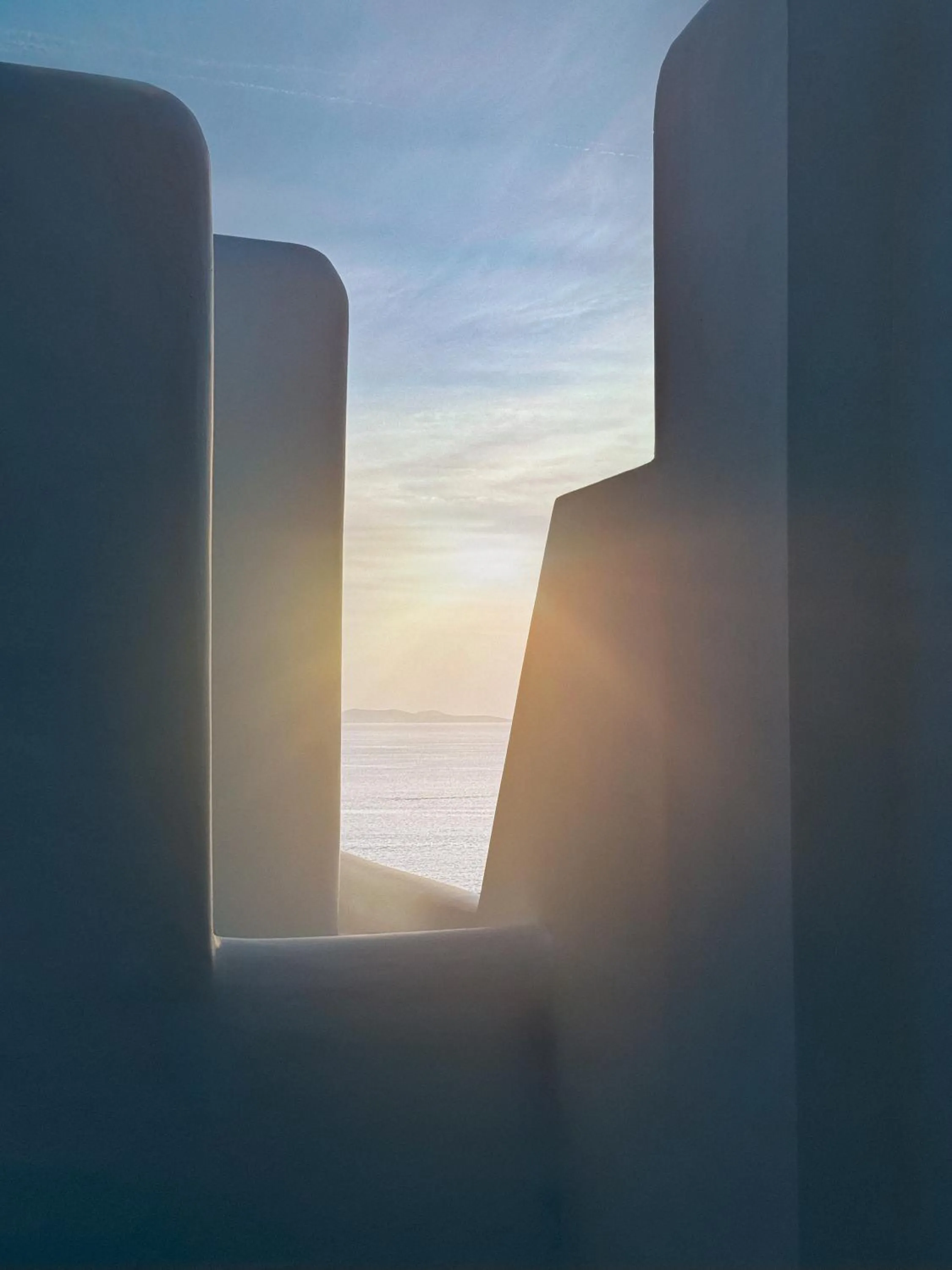 Natural landscape in Cavo Tagoo Mykonos