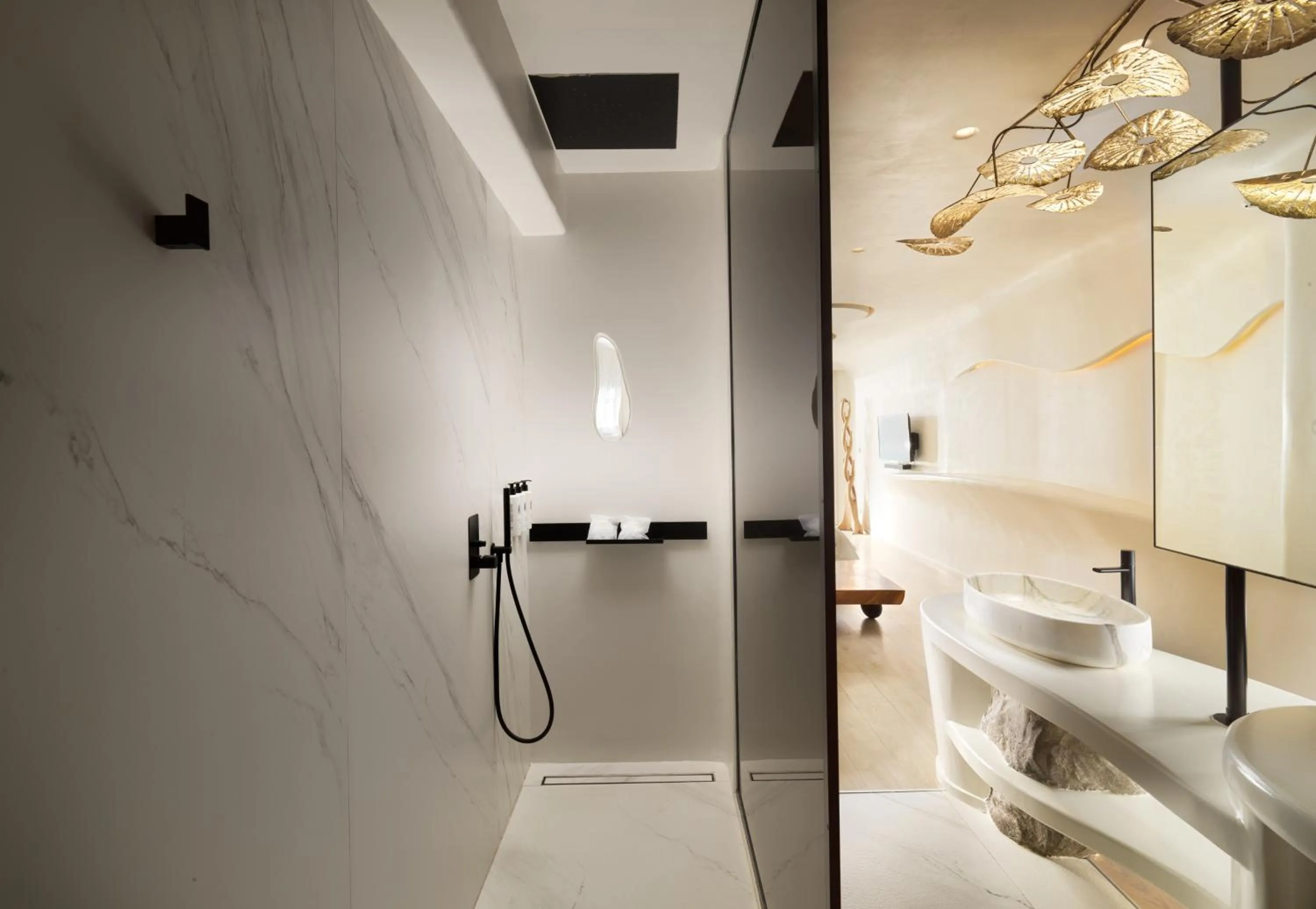 Shower in Cavo Tagoo Mykonos