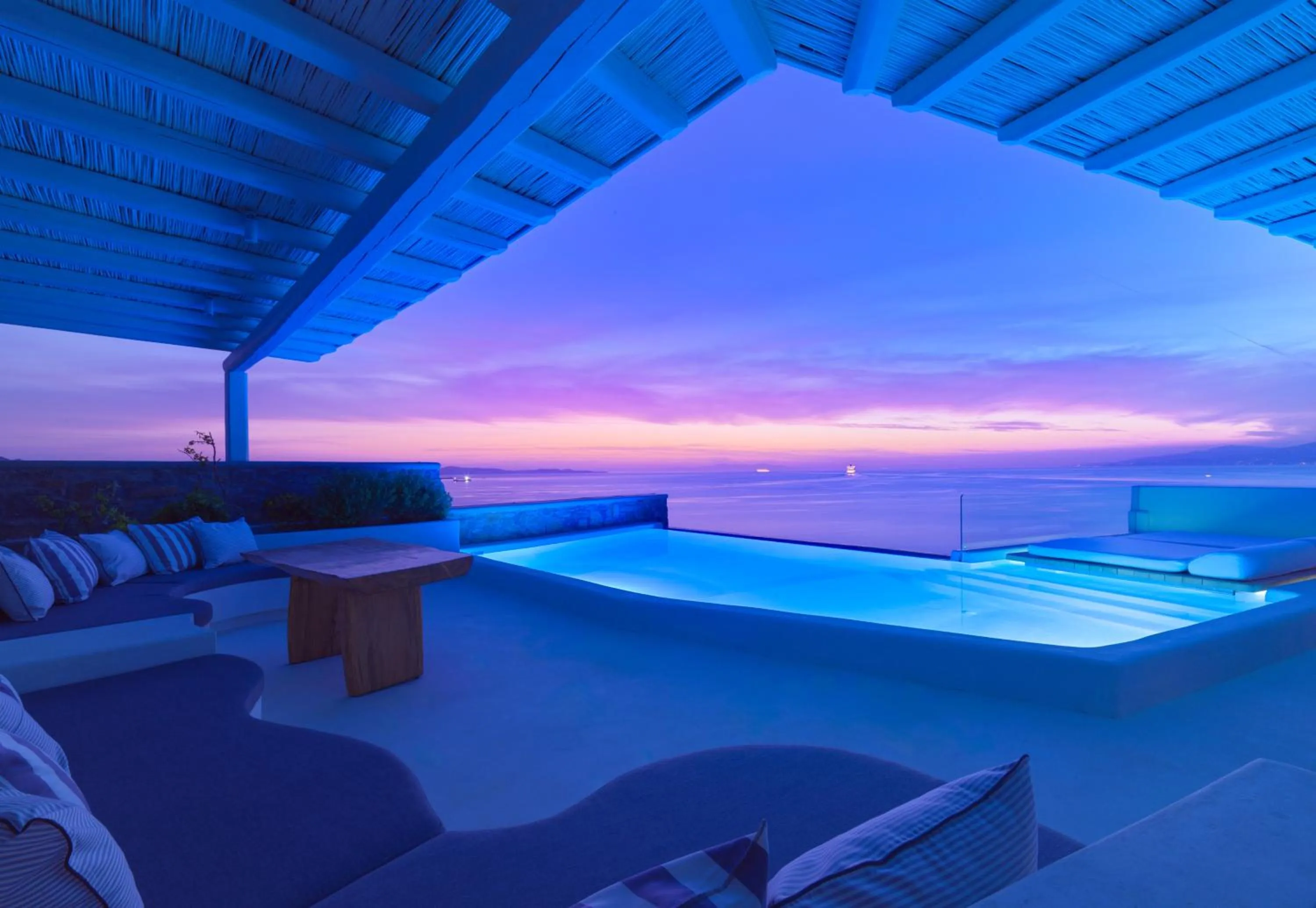 Patio in Cavo Tagoo Mykonos