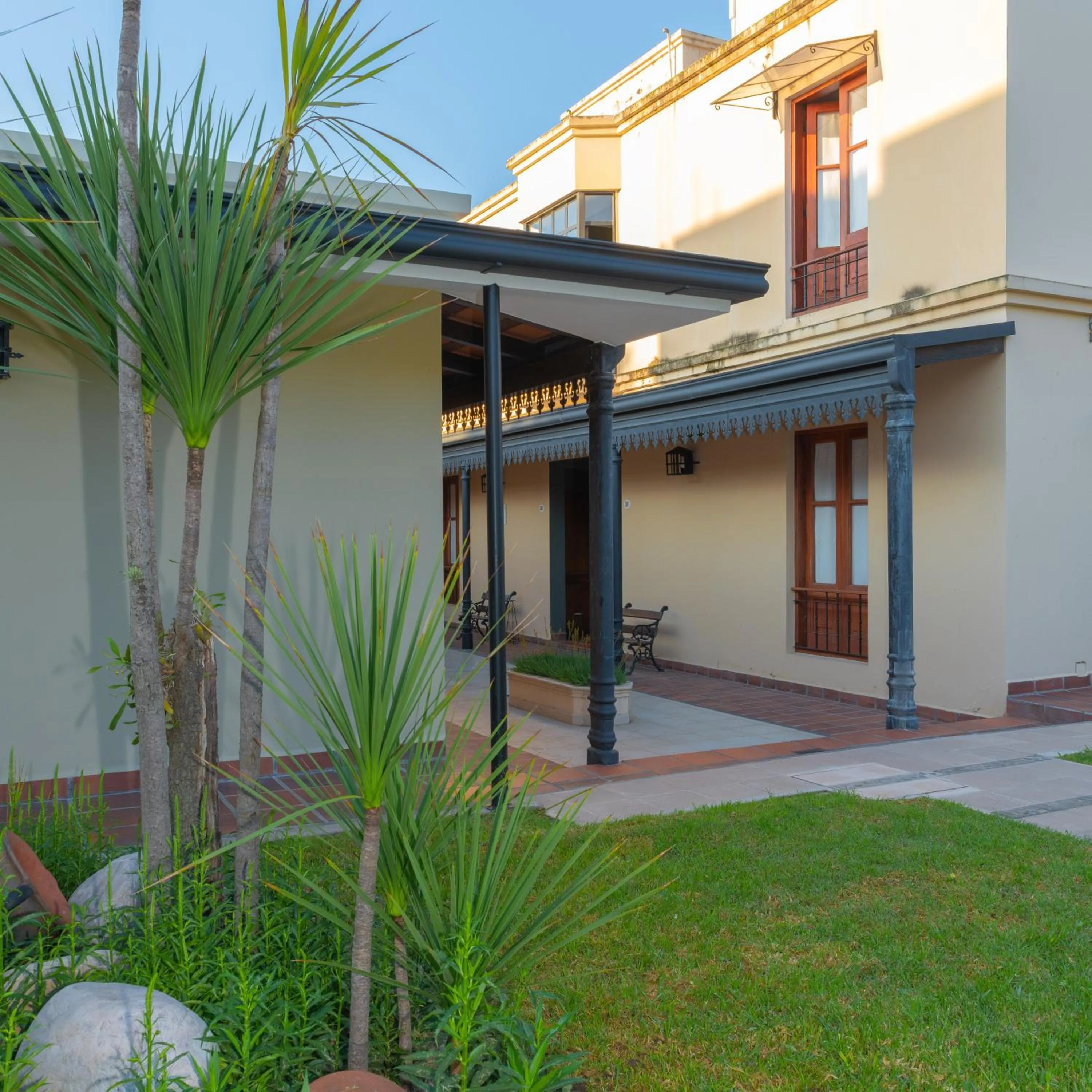 Garden in El Arribo Hotel