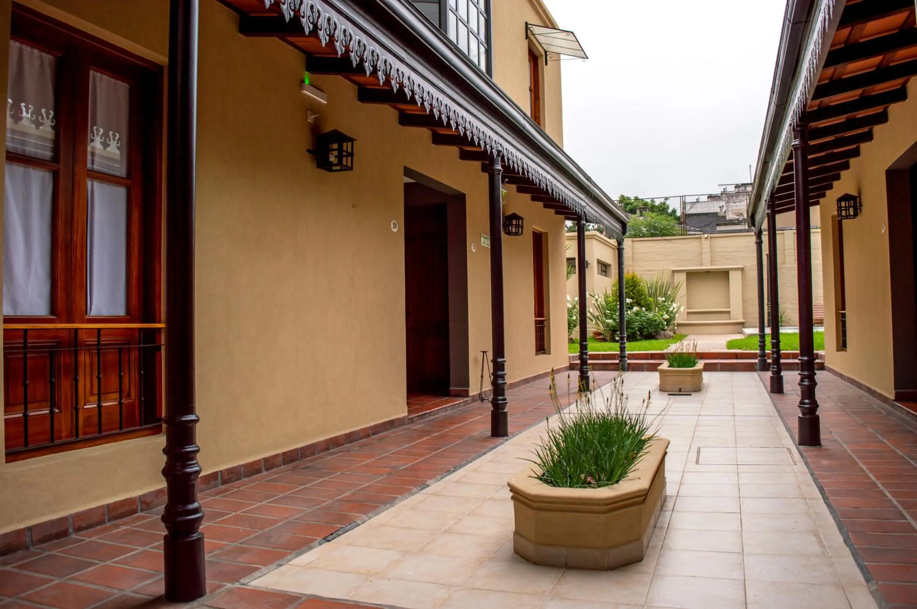 Patio in El Arribo Hotel