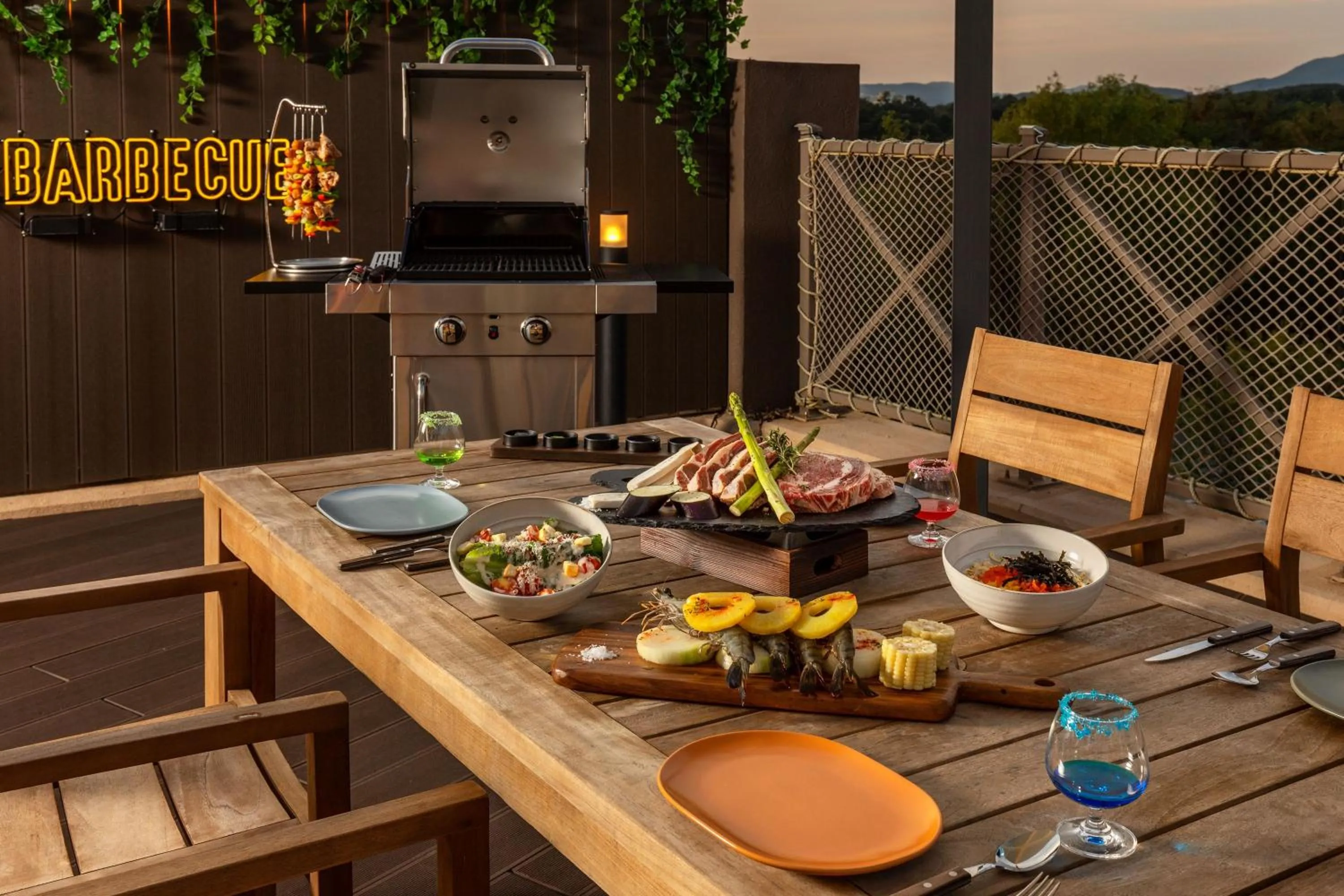 BBQ facilities in Sono Belle Cheonan