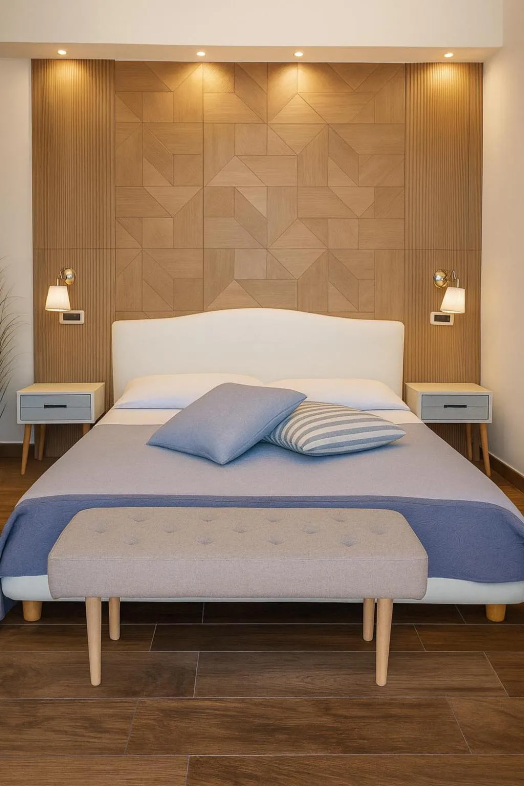 Bed in Hotel Antica Cascina Del Golfo