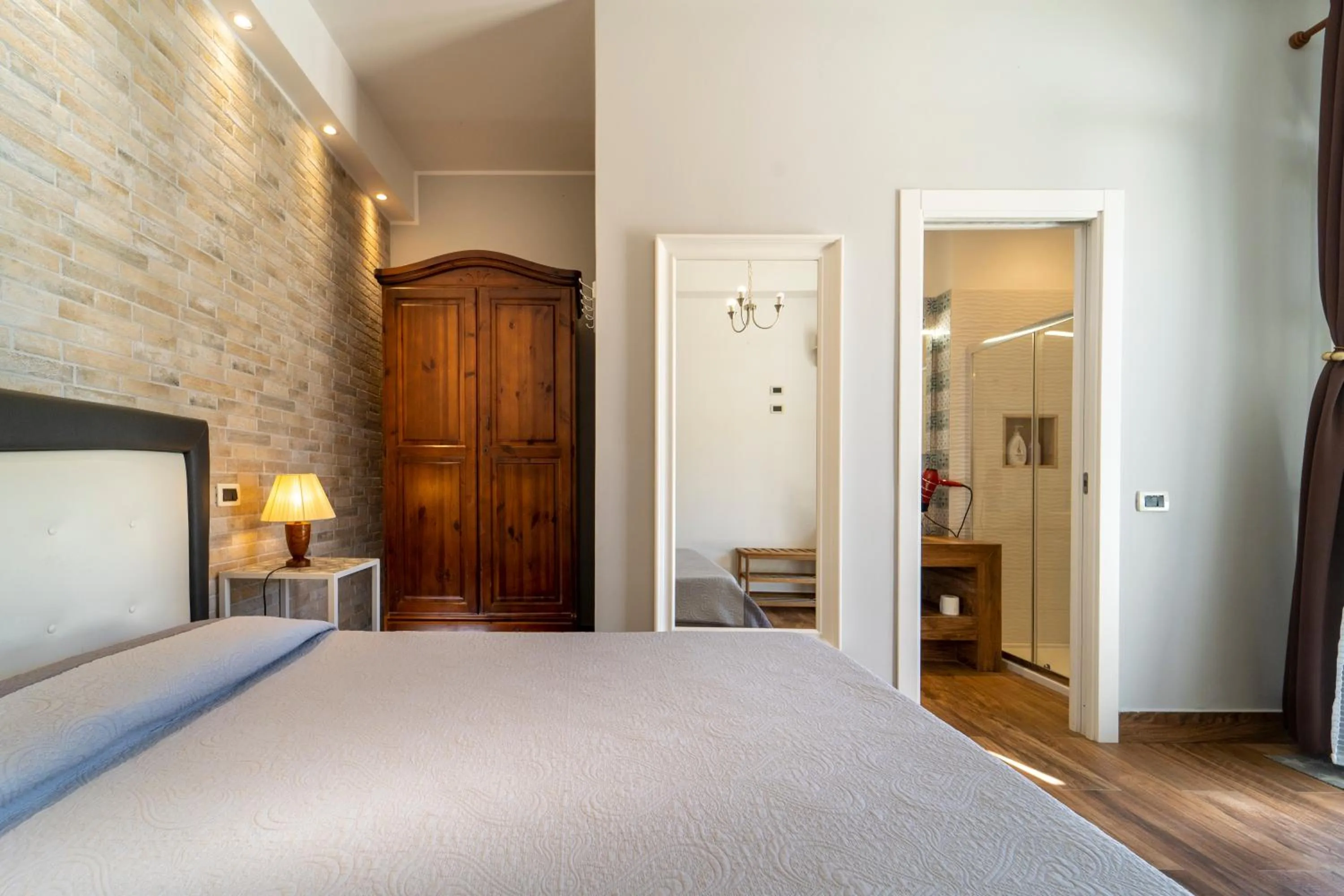 Bed in Hotel Antica Cascina Del Golfo