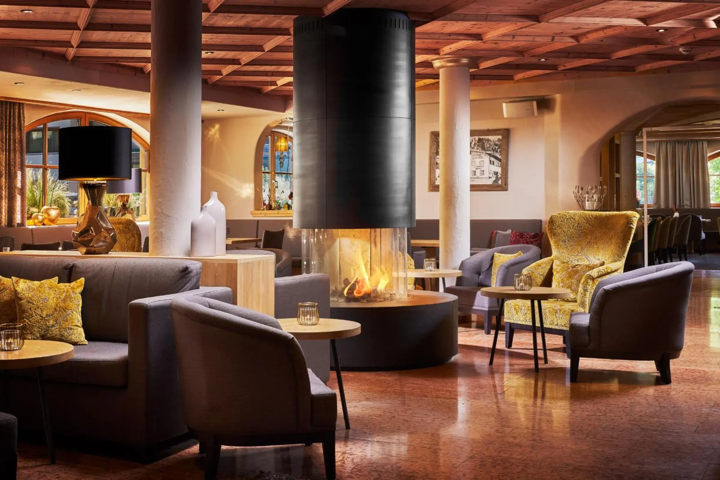 Lobby or reception in Alpinresort Stubaierhof ****s Lobby or reception in Alpinresort Stubaierhof ****s