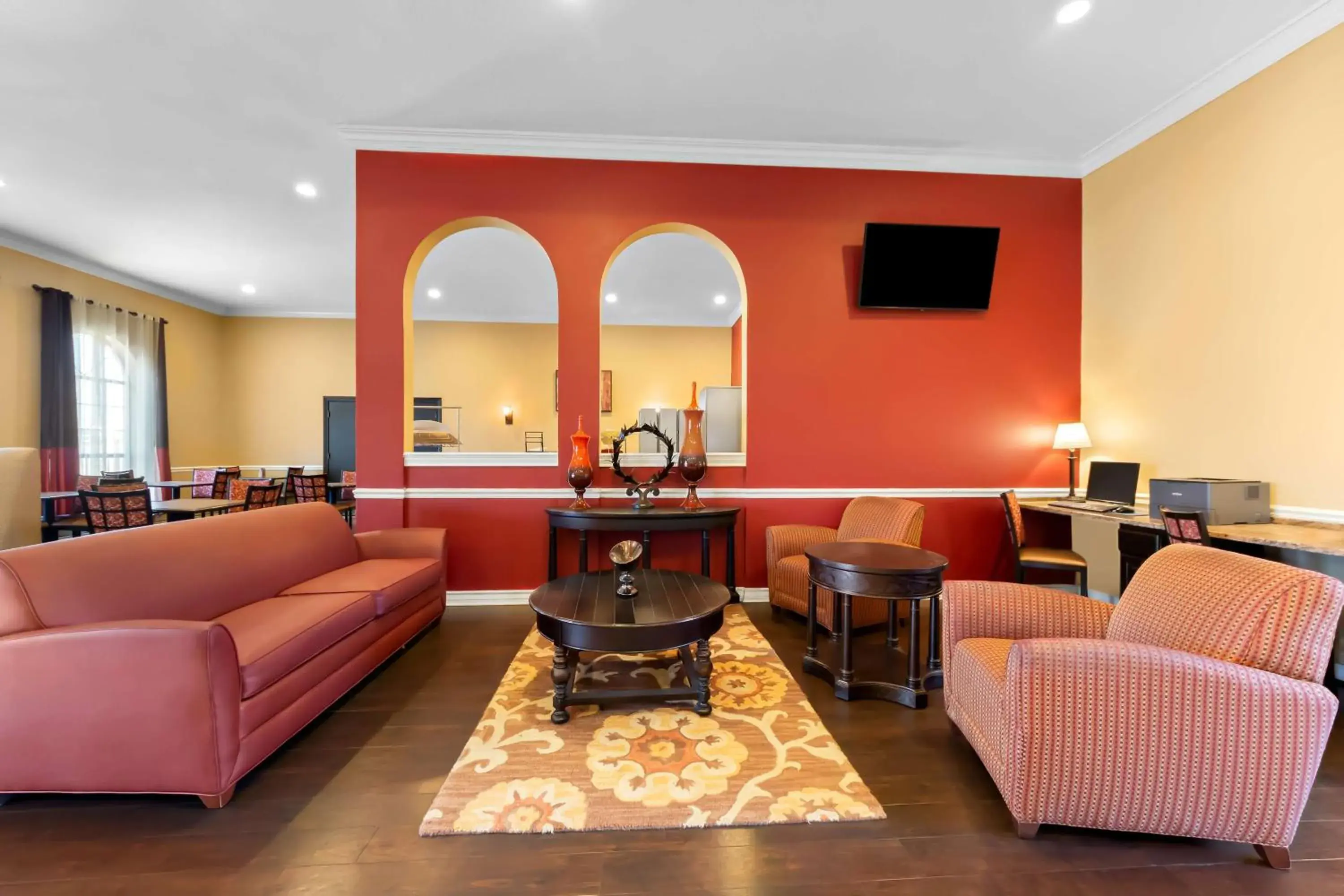 Lobby or reception in SureStay Plus by Best Western San Antonio Fiesta Inn Lobby or reception in SureStay Plus by Best Western San Antonio Fiesta Inn