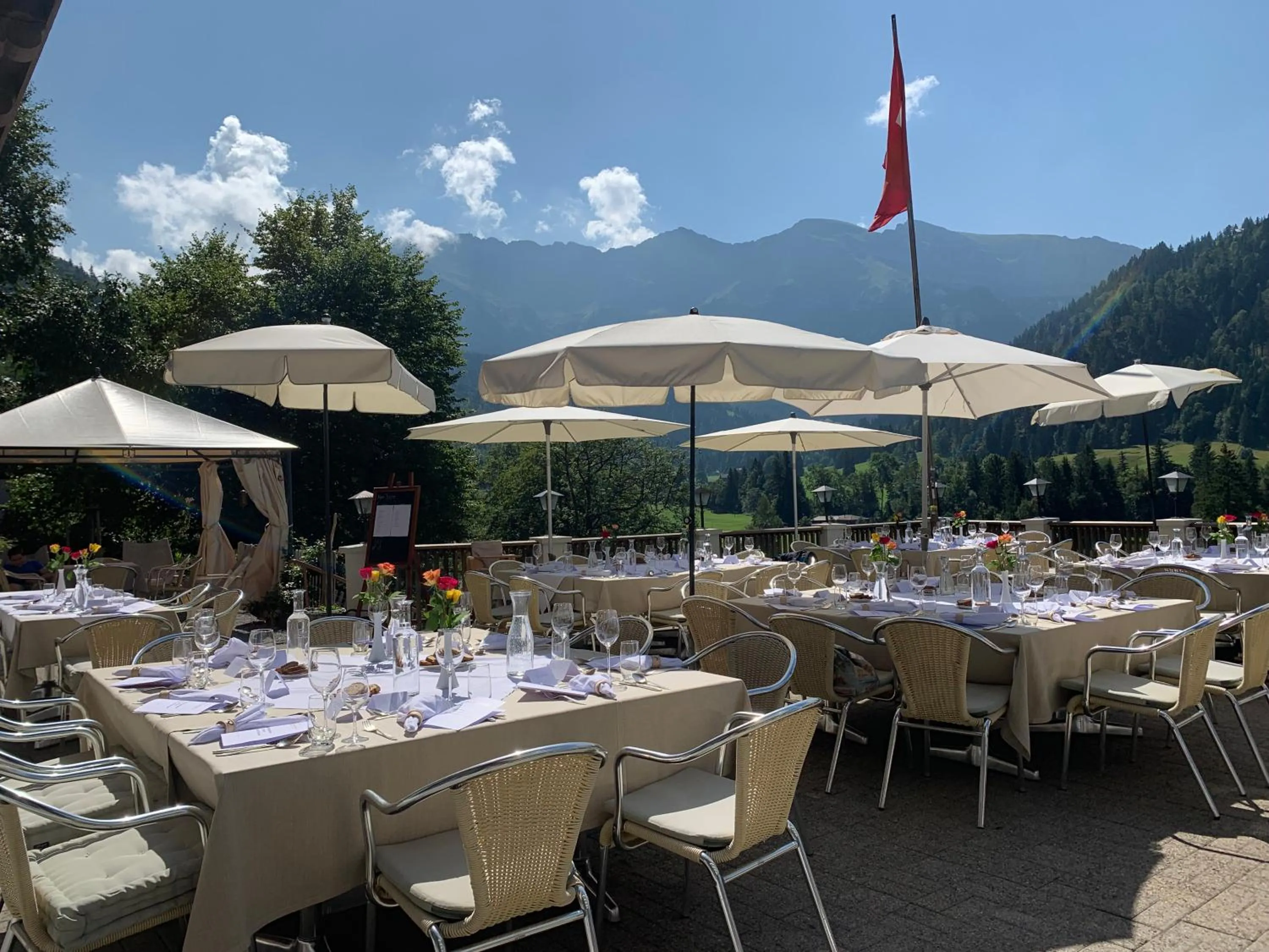 Balcony/Terrace in Hotel Restaurant Hammer
